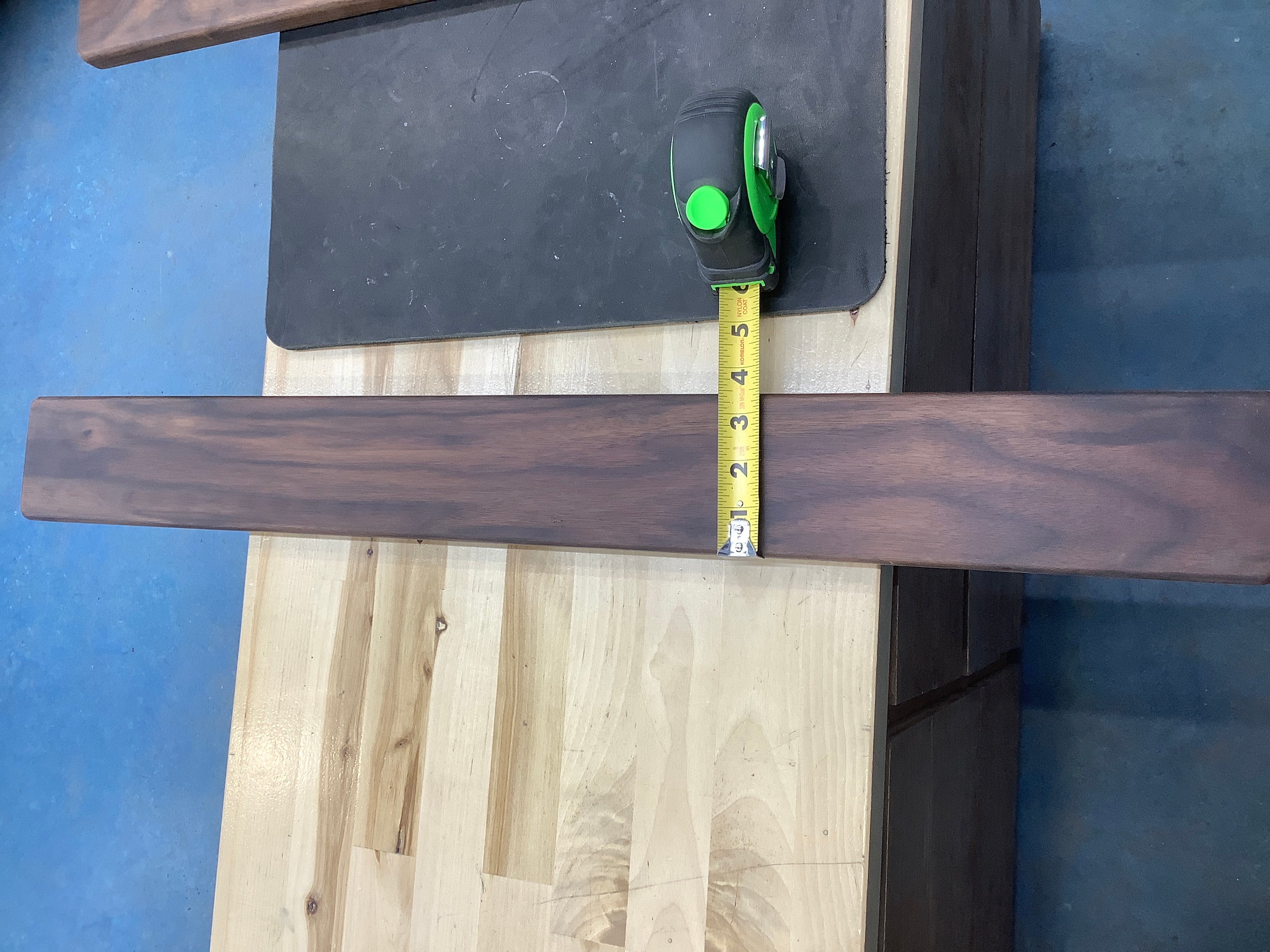 Used  Walnut Magnetic Knife Rack 31” Long x 3.5” Wide