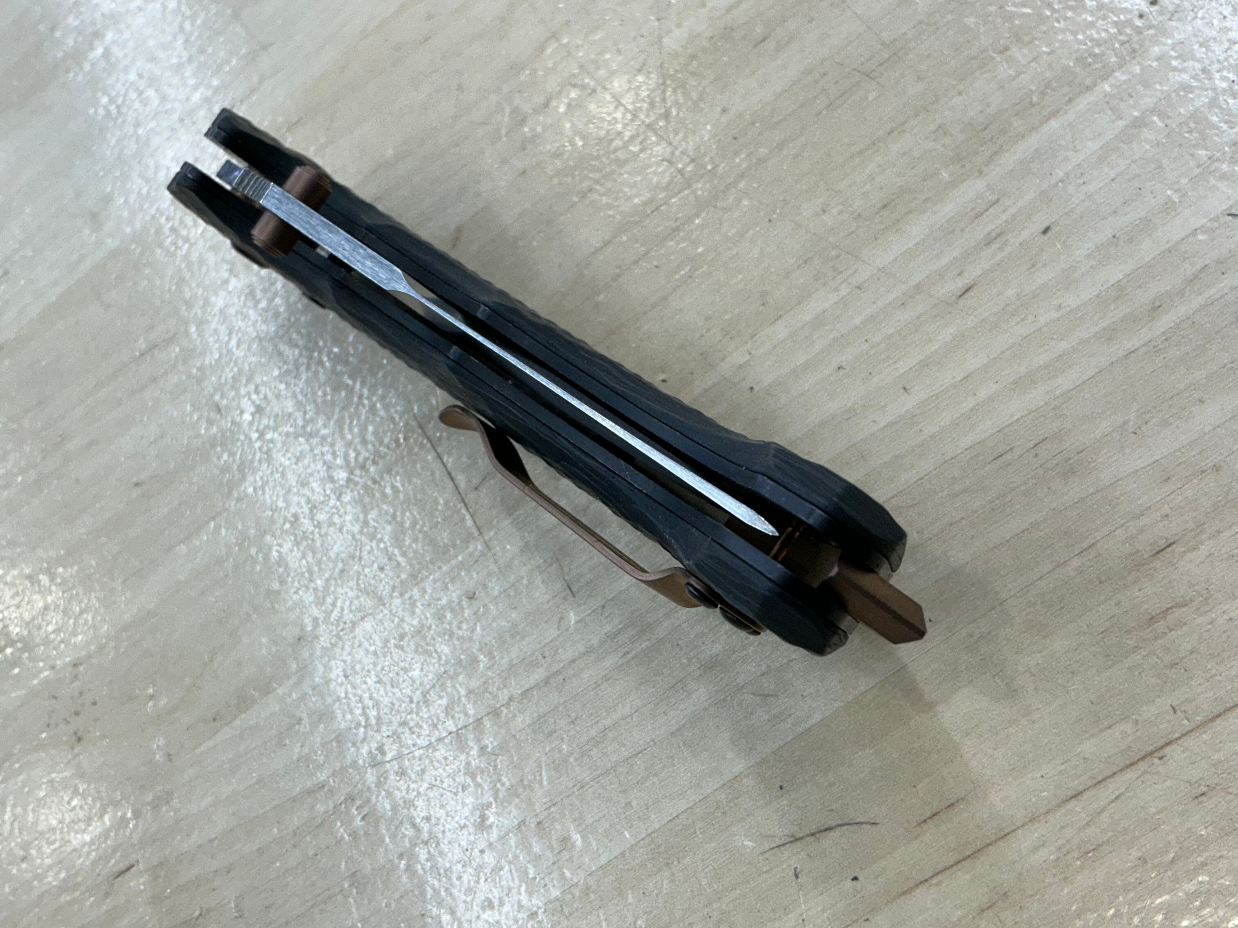 Benchmade Mini Bedlam CPM- S90V Carbon Fiber 865-02