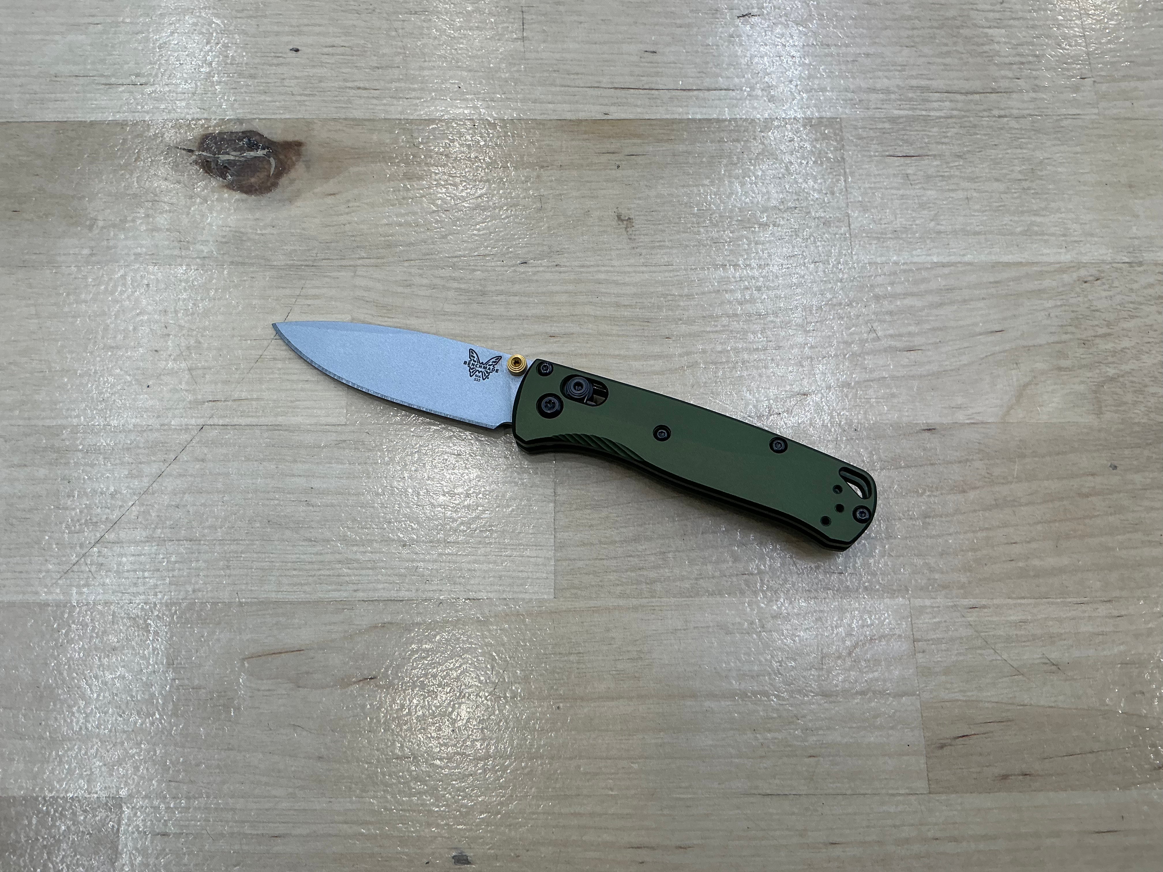 Benchmade Mini Bugout Woodland Greenland Aluminum 533SL-10