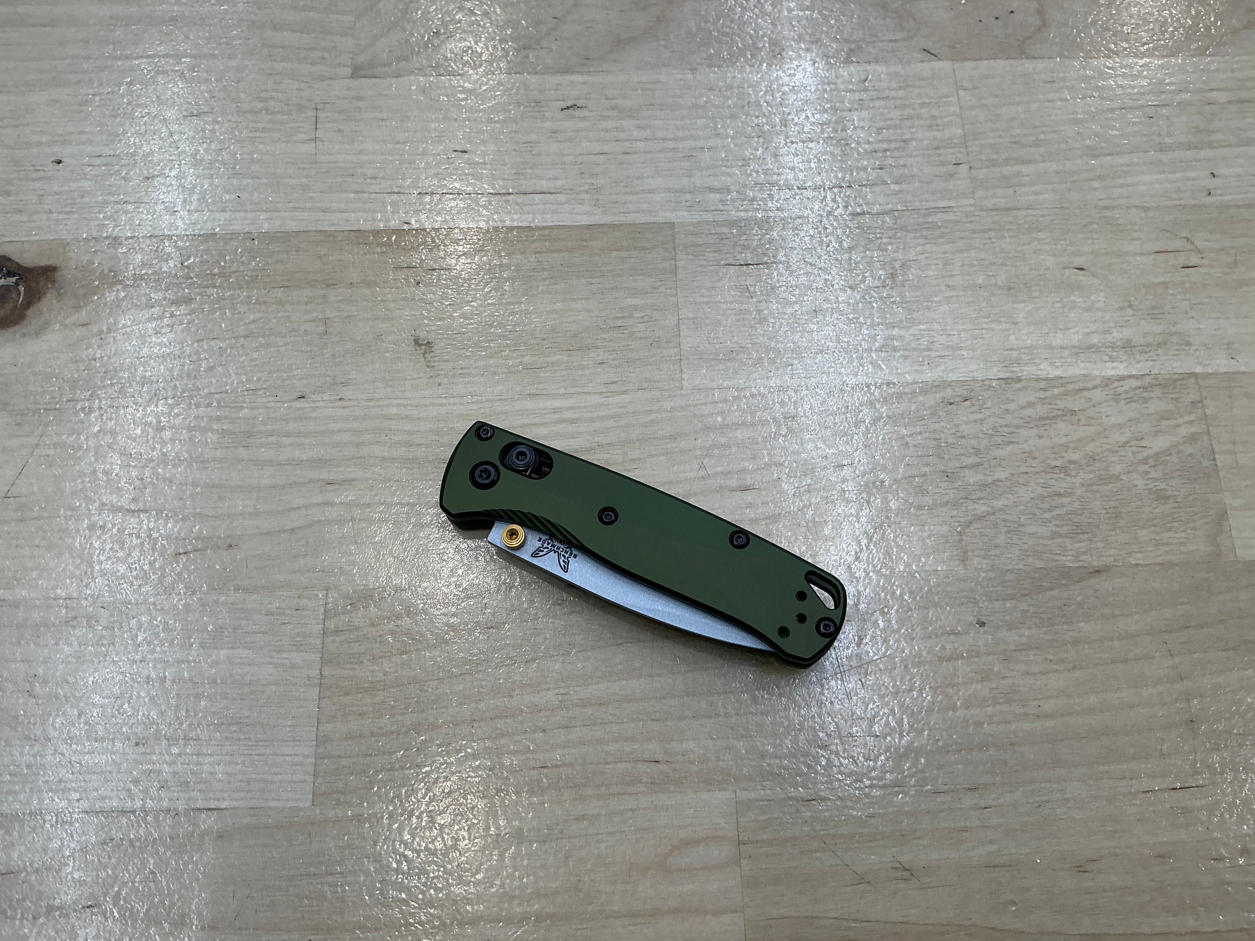 Benchmade Mini Bugout Woodland Greenland Aluminum 533SL-10