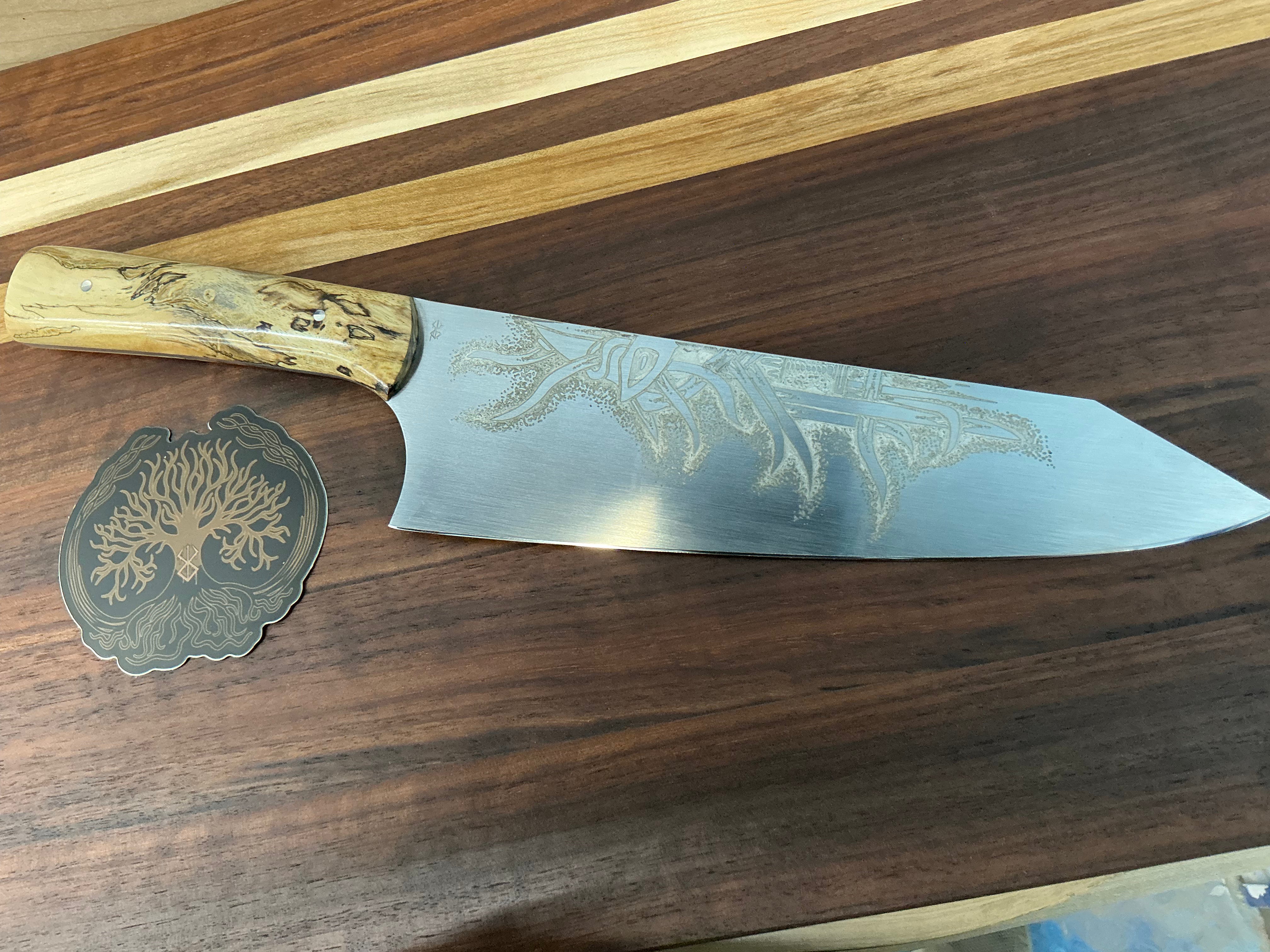 Spalted Tamarind K-Tip Gyuto