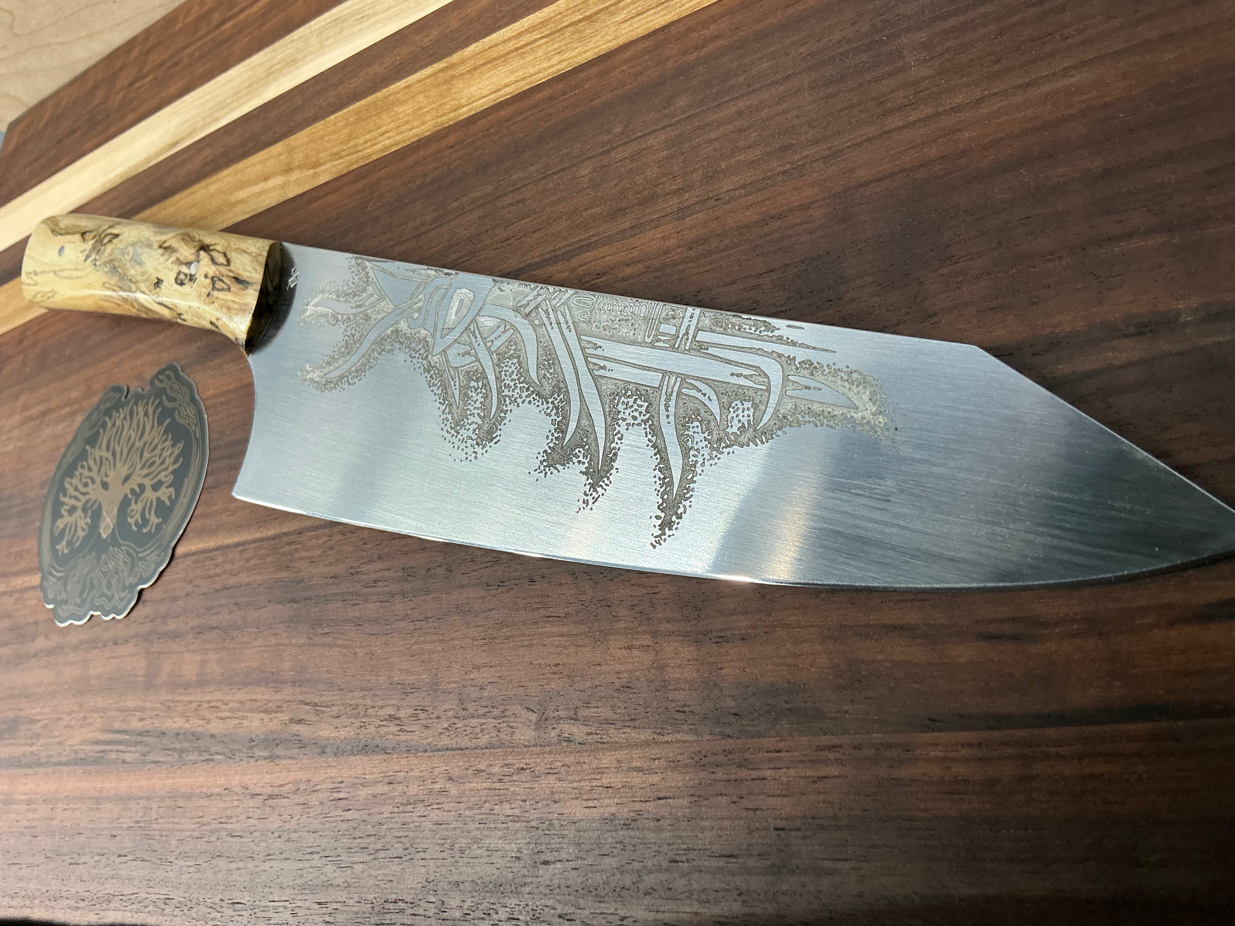 Spalted Tamarind K-Tip Gyuto