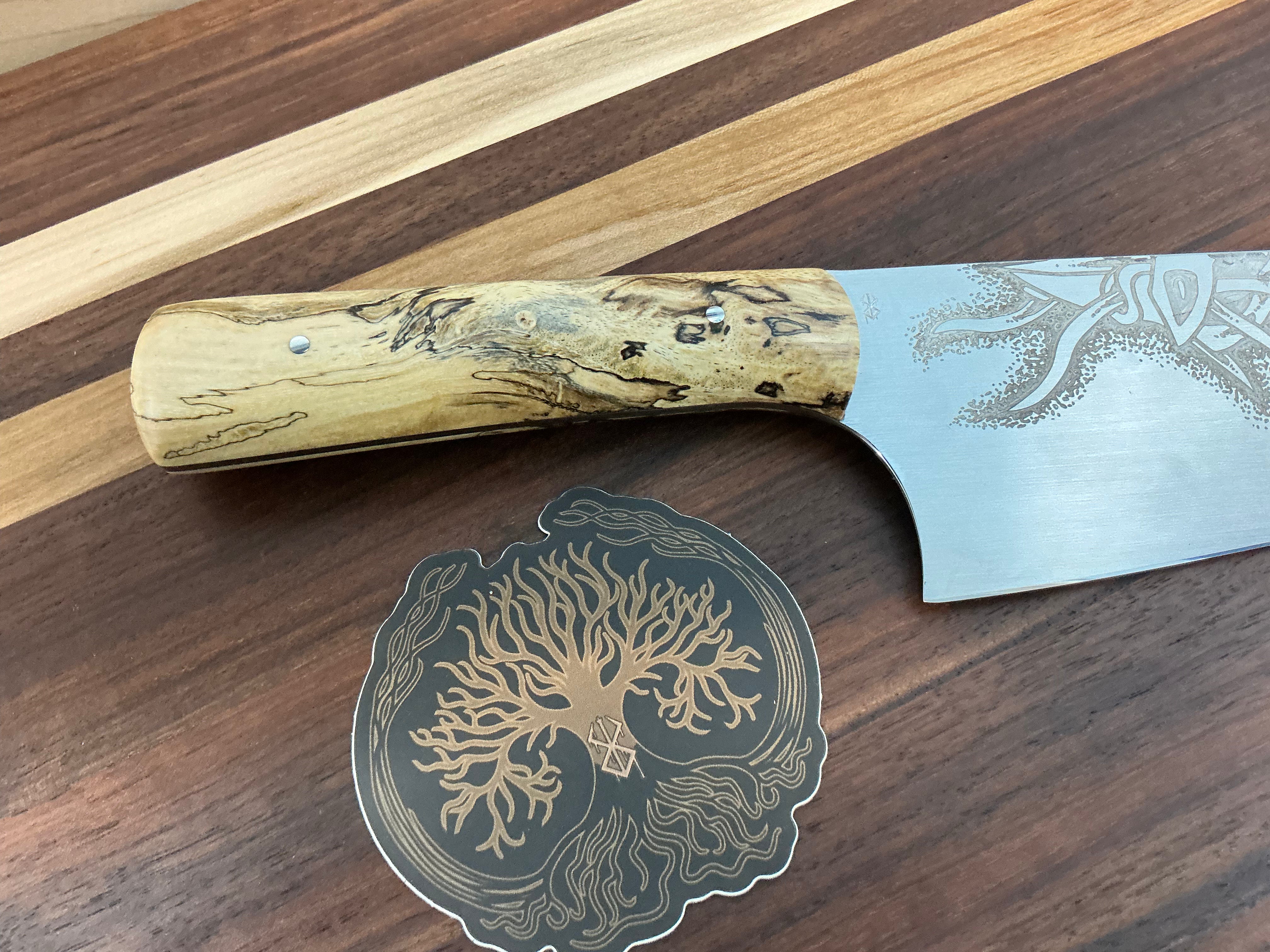 Spalted Tamarind K-Tip Gyuto