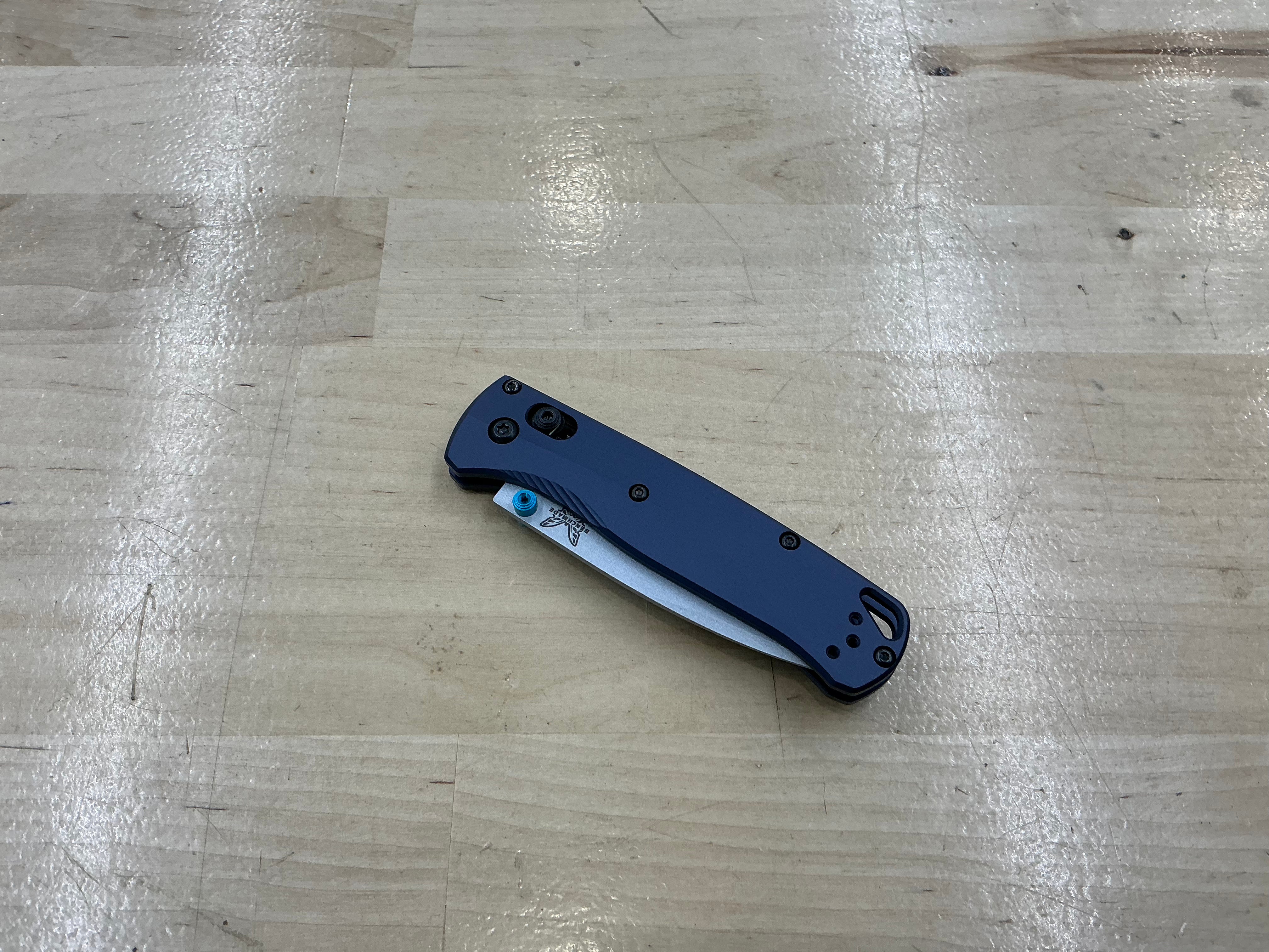 Benchmade Bugout AXIS Lock Knife Crater Blue Aluminum 535SL-13