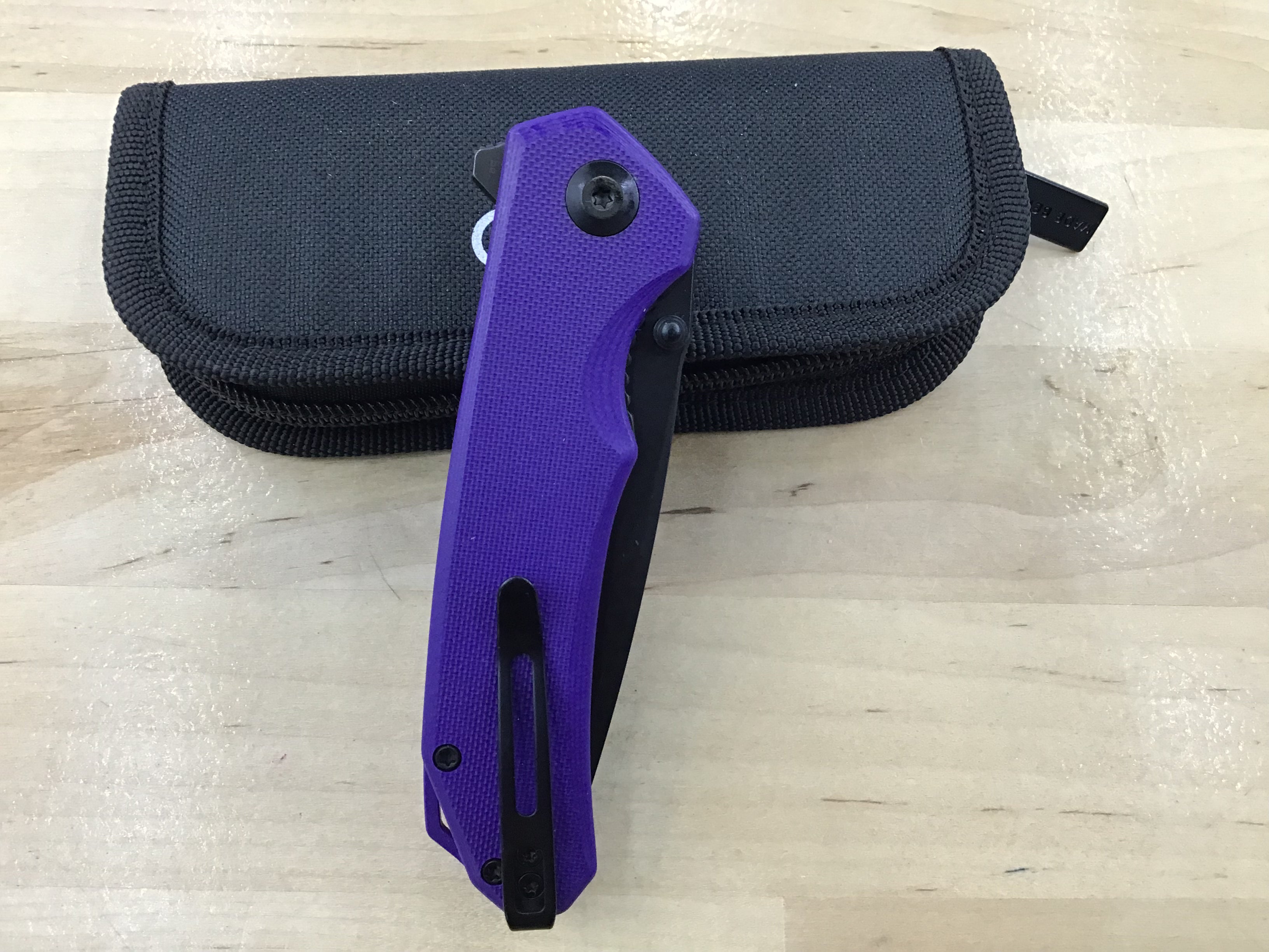 Lame Tanto D2 CIVIVI Brazen Purple G10 noire