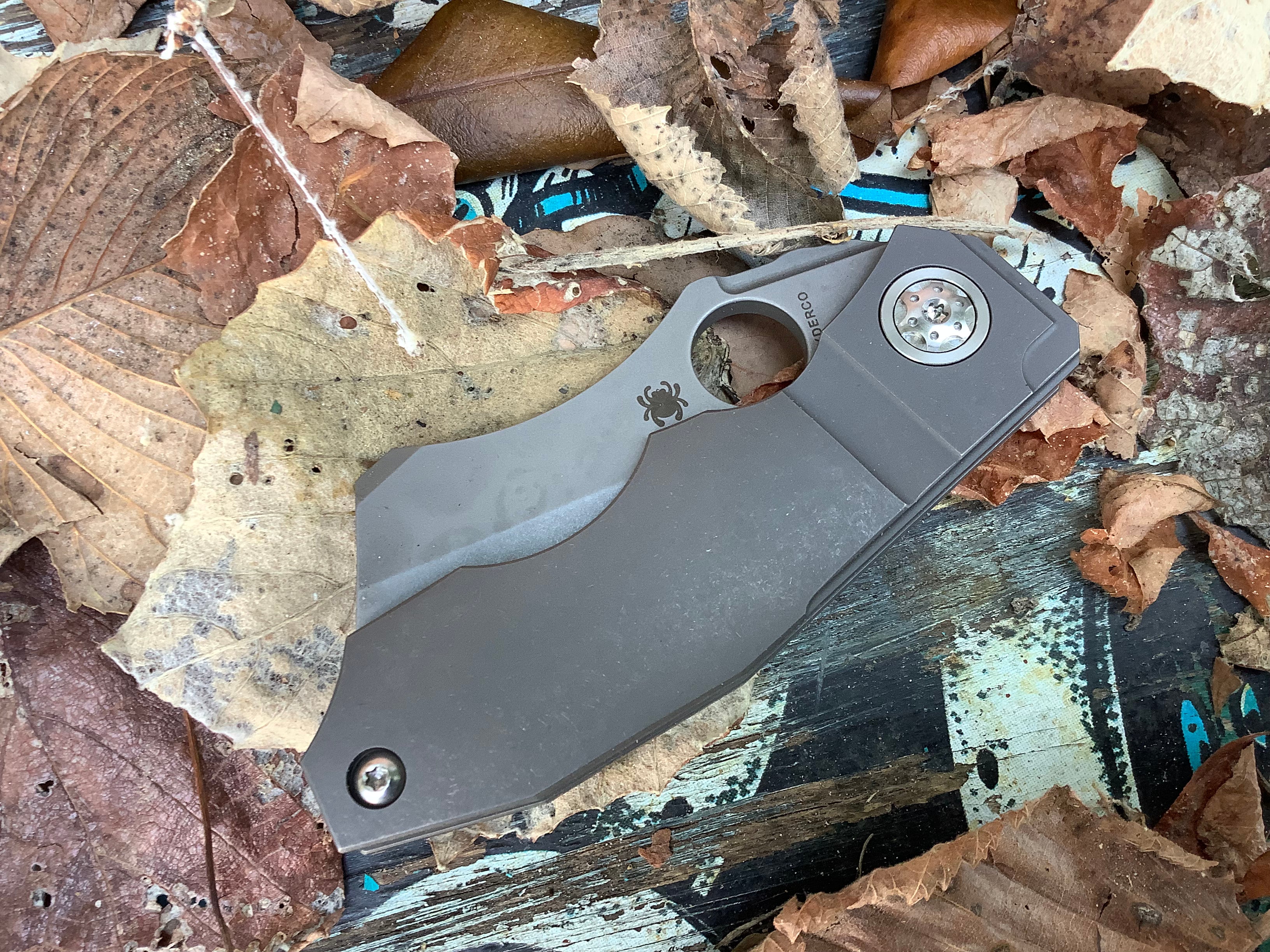 Spyderco Stovepipe C260TIP 20CV, Titanium Handle