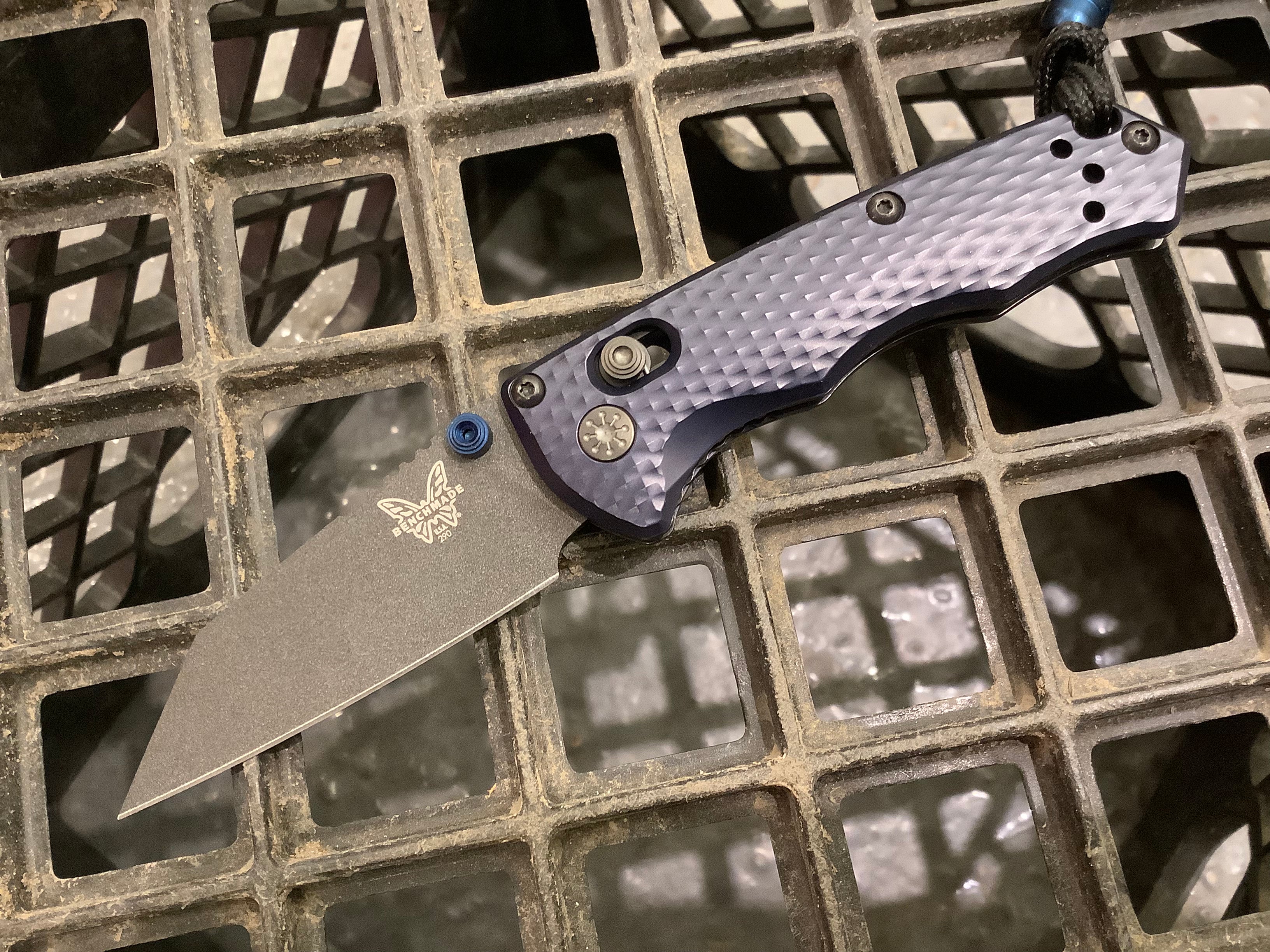 Benchmade Full Immunity Manual in Crater Blue with CPM-M4