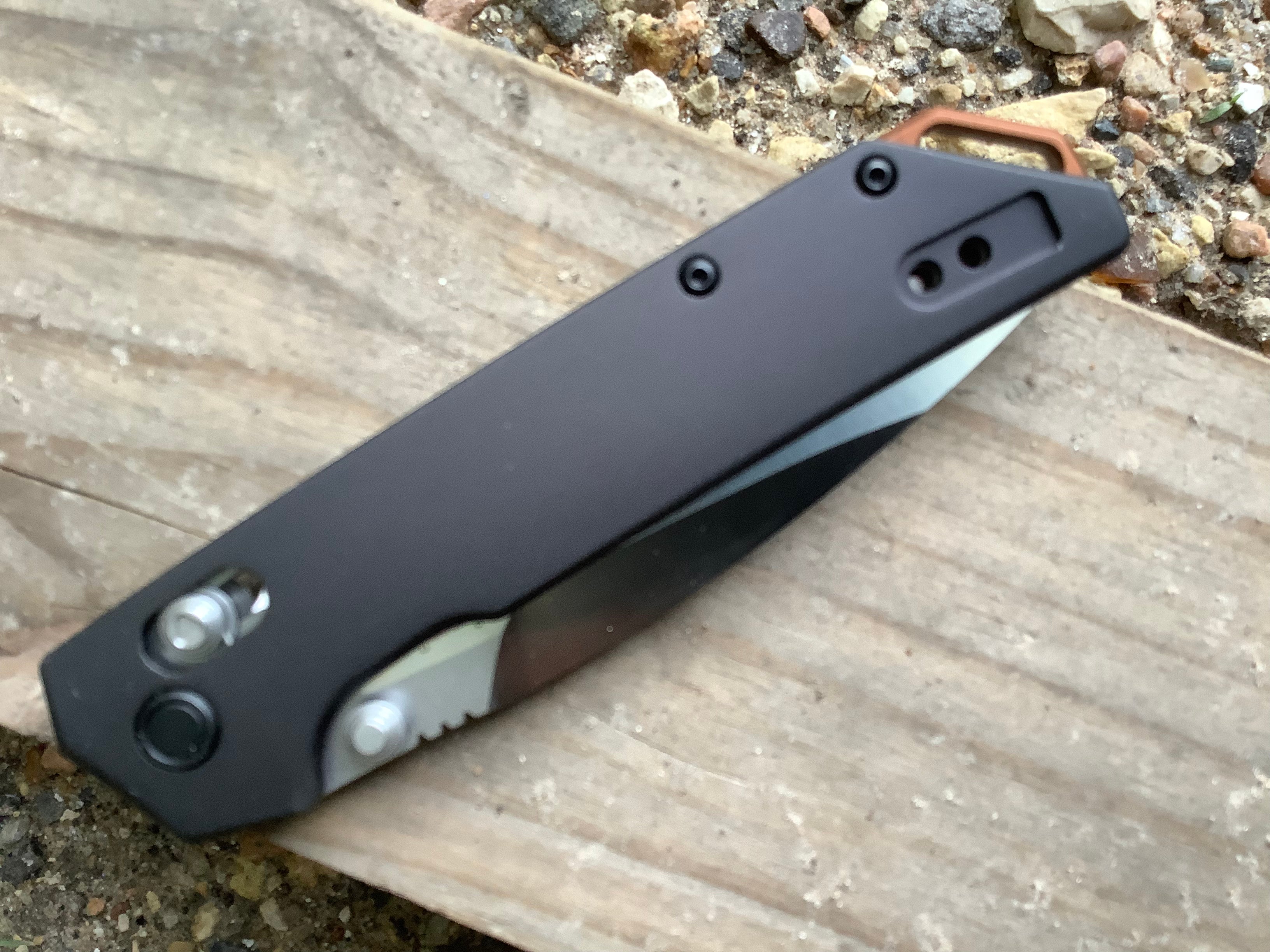 Kershaw Iridium Grey Aluminum Satin Blade 2038