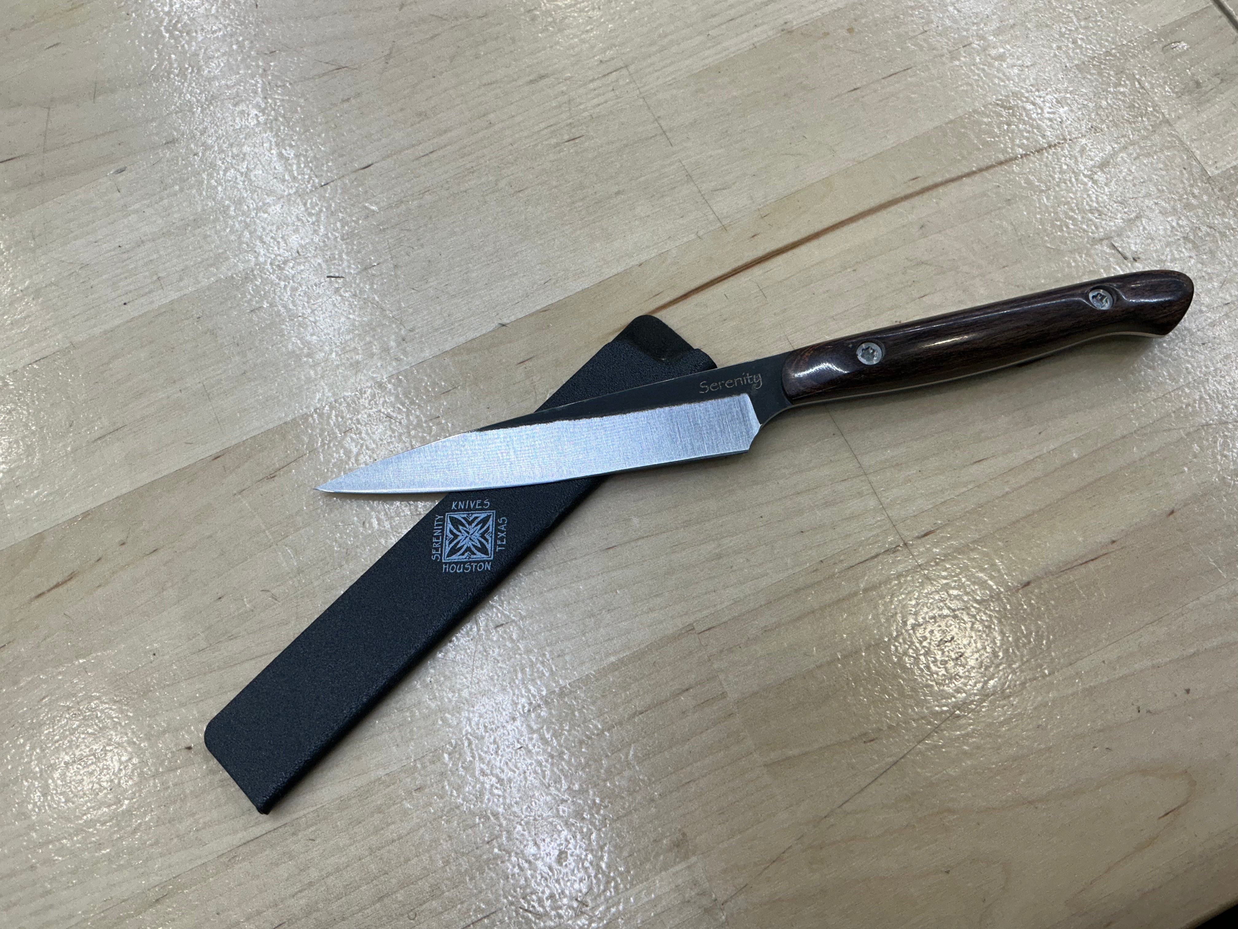 Long Walnut Paring - CPM154 - Liberty Wood Handle