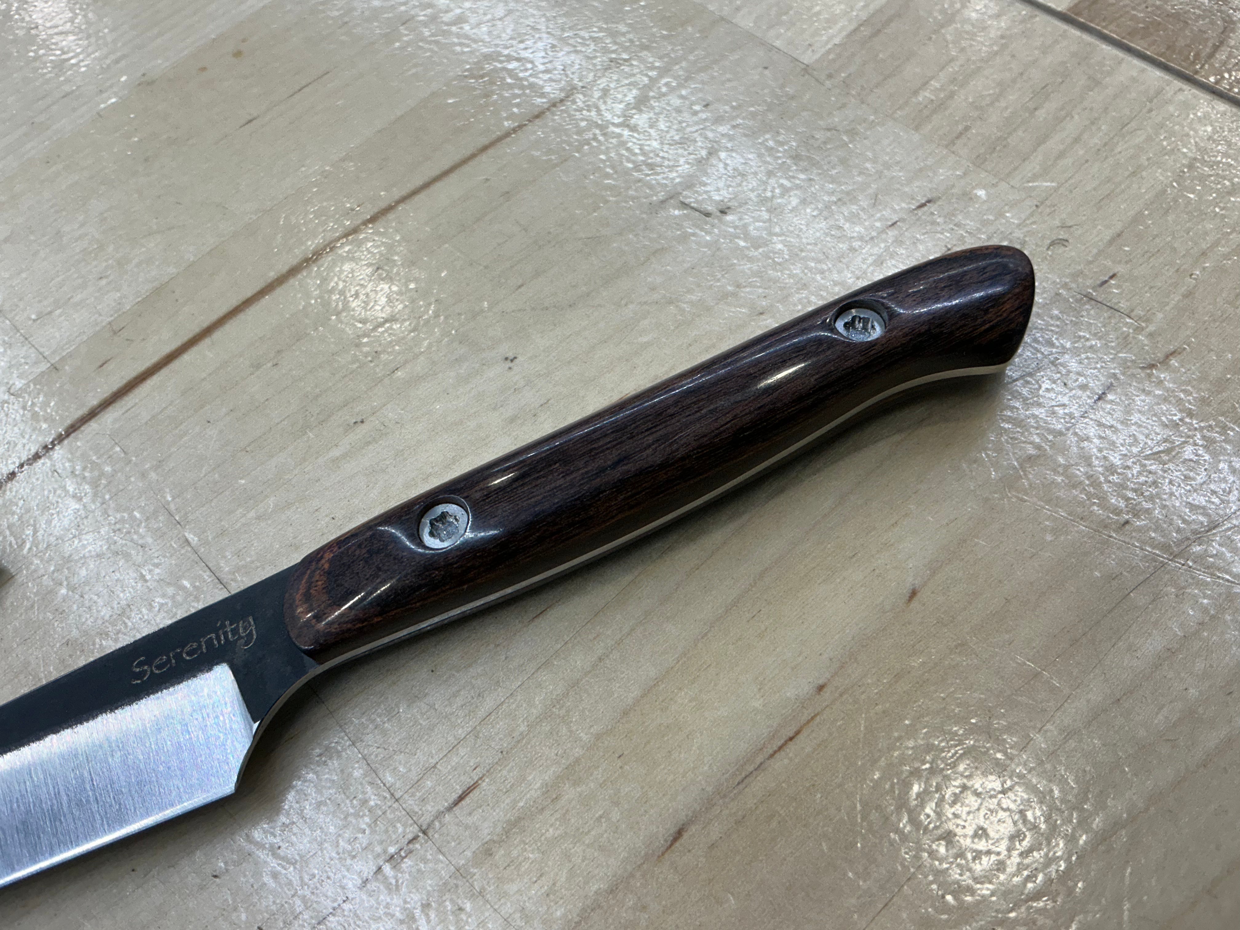 Long Walnut Paring - CPM154 - Liberty Wood Handle