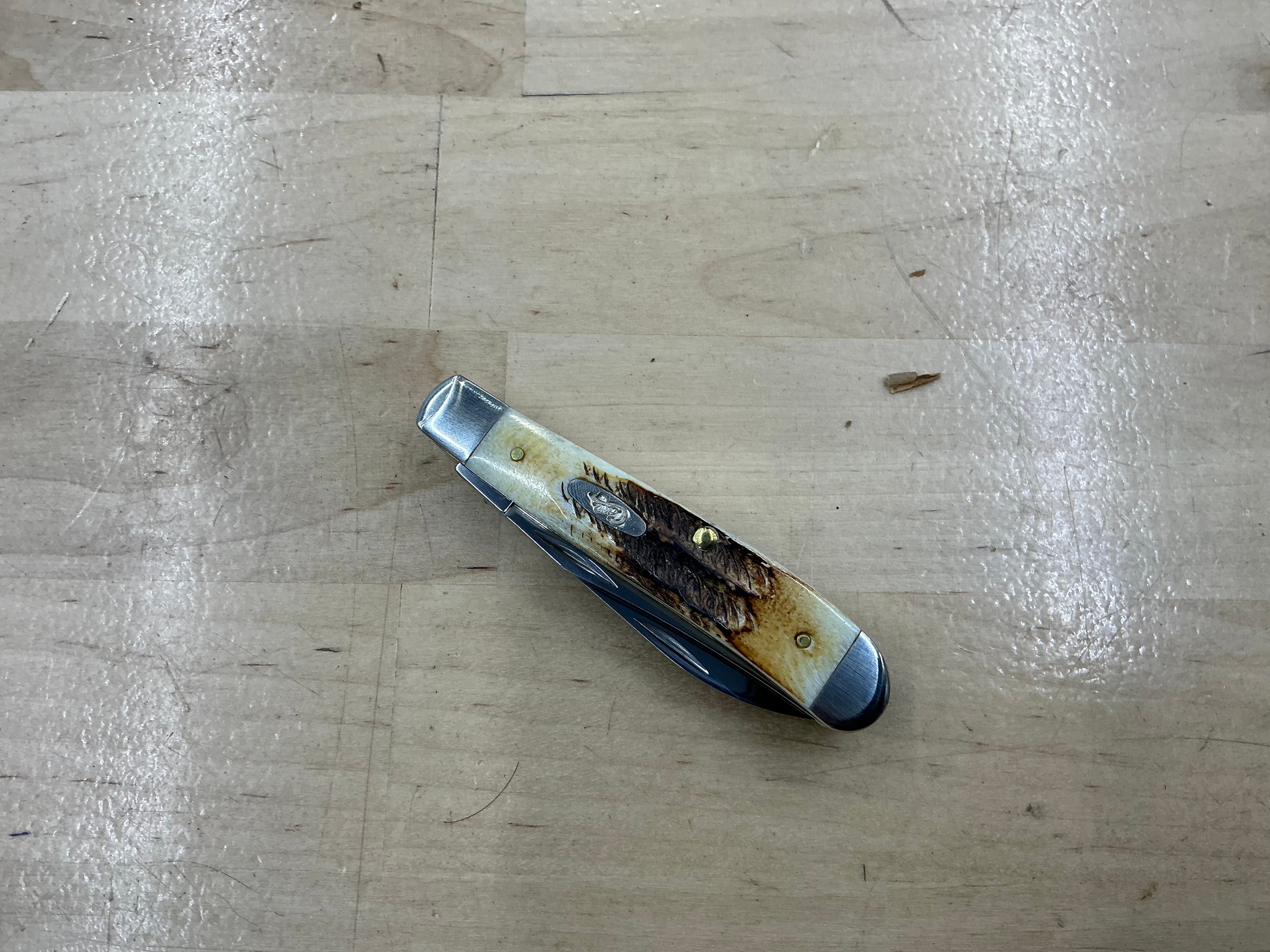 Case Mini Trapper 6.5 Bone Stag 65305