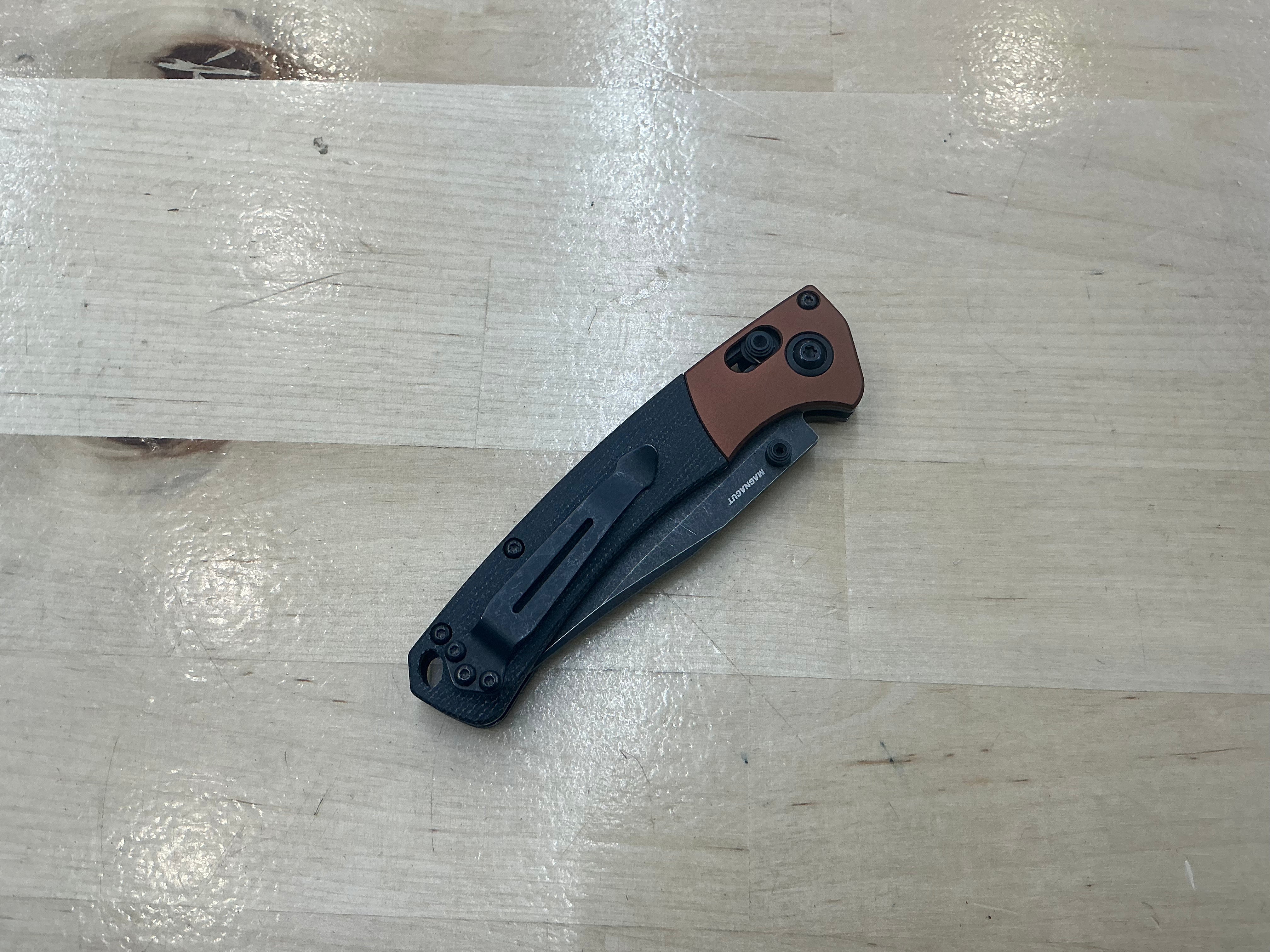 Benchmade  Burnt Copper Mini Crooked River 15085BK-04