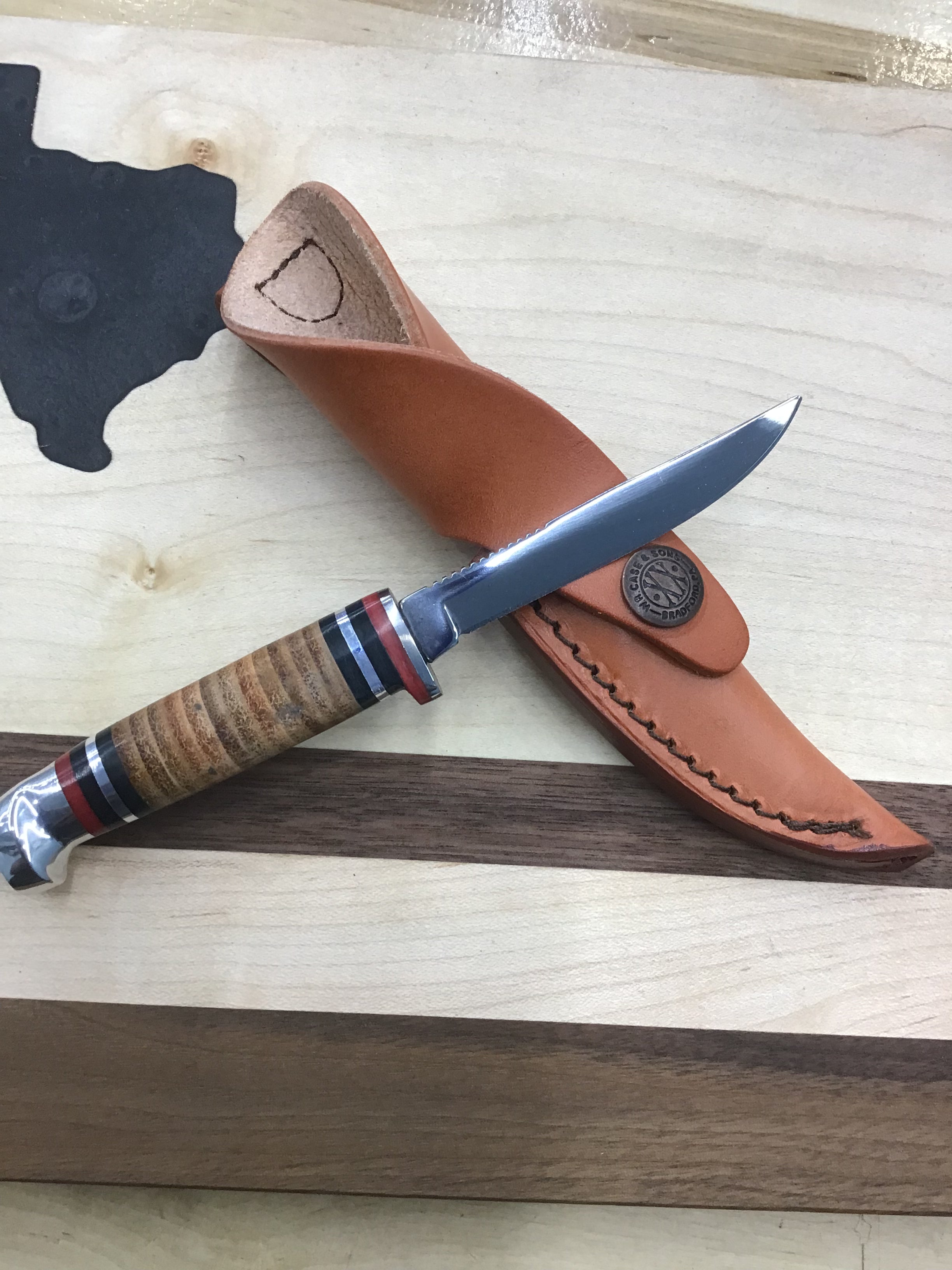 Case Leather Hunter w/ Sheath