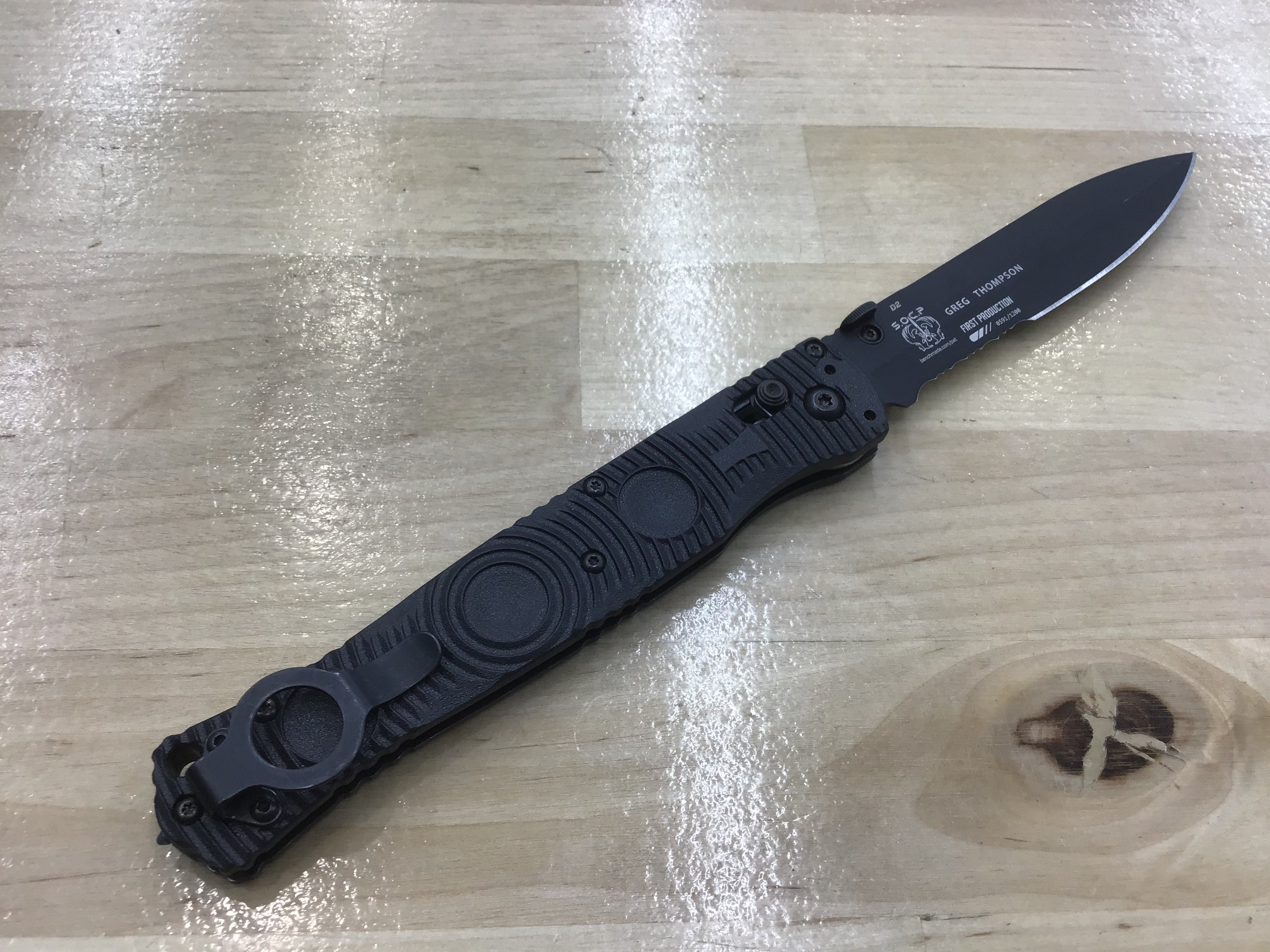 Dossier SOCP Benchmade 1er Production