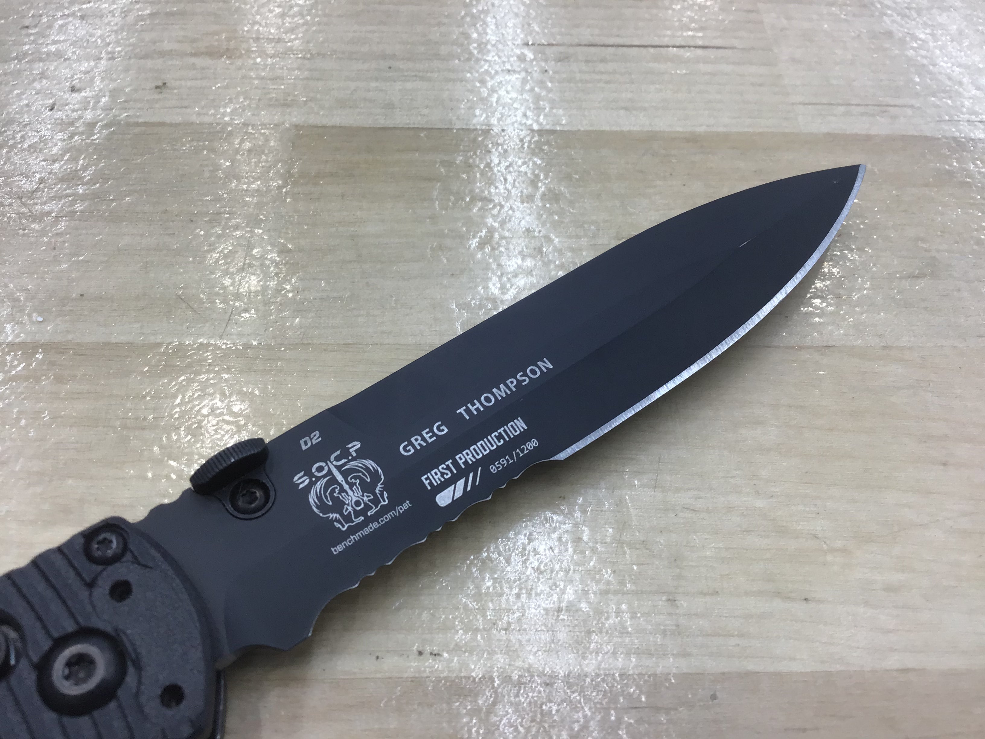 Dossier SOCP Benchmade 1er Production