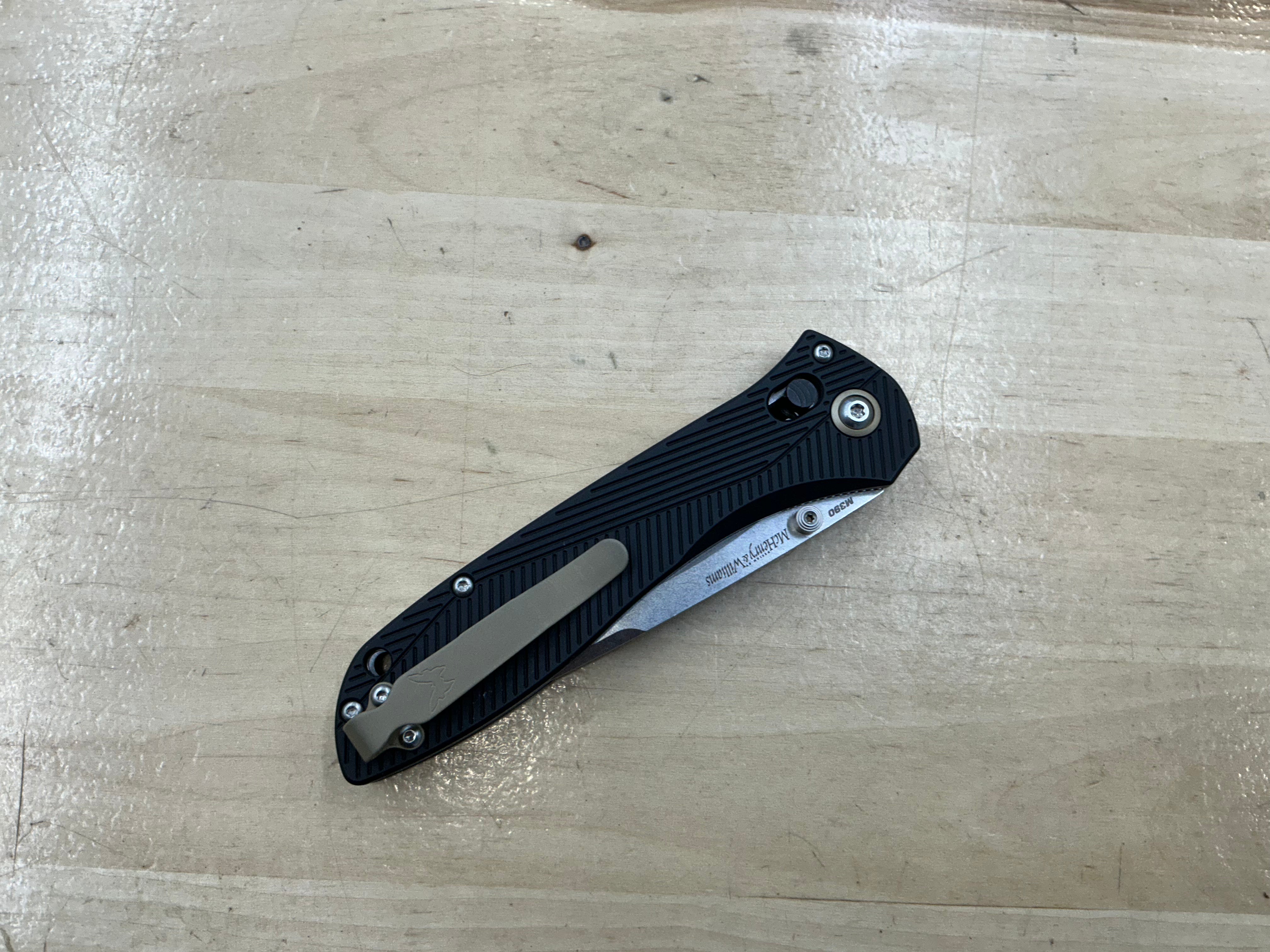Benchmade Seven | Ten AXIS Lock Knife Black Aluminum 710-25