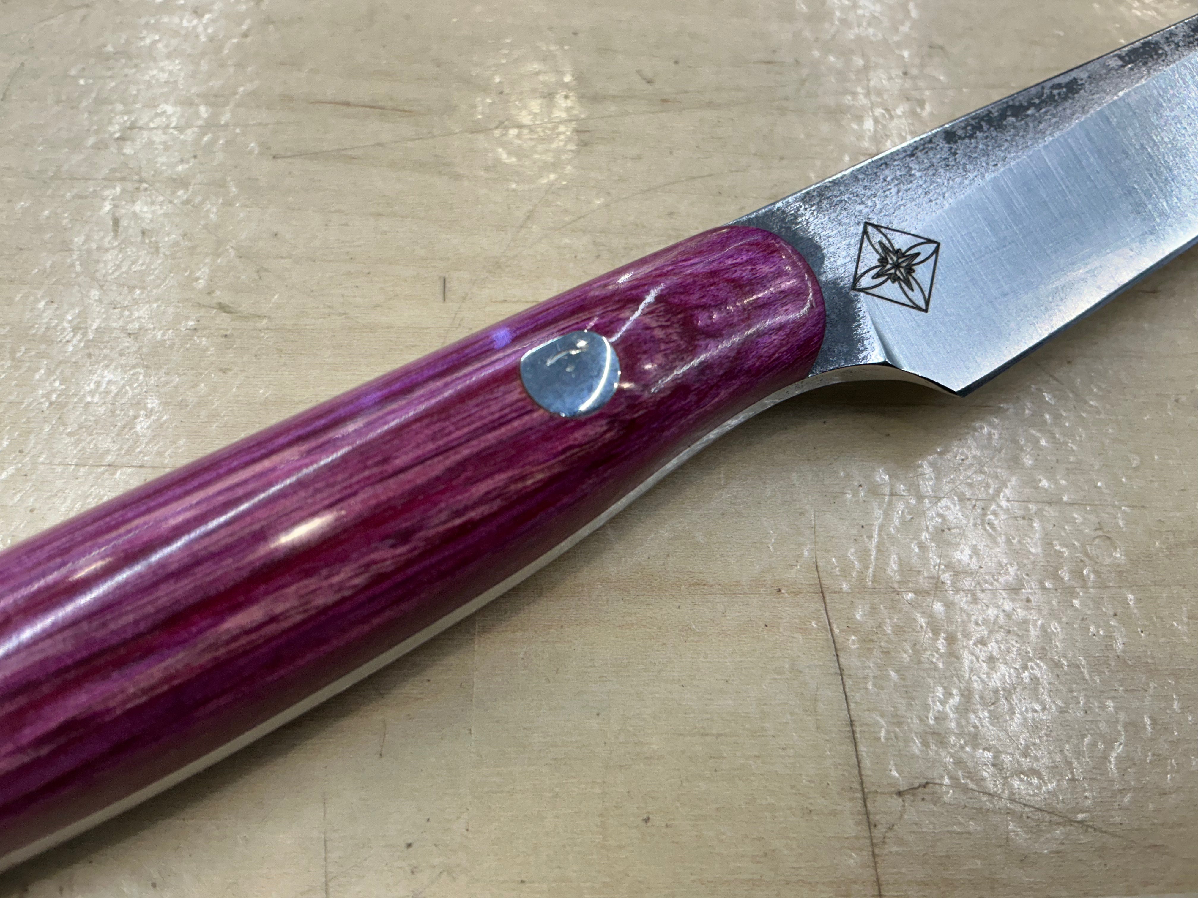 Short Slender Fuschia Paring - CPM154 - Liberty Wood Handle