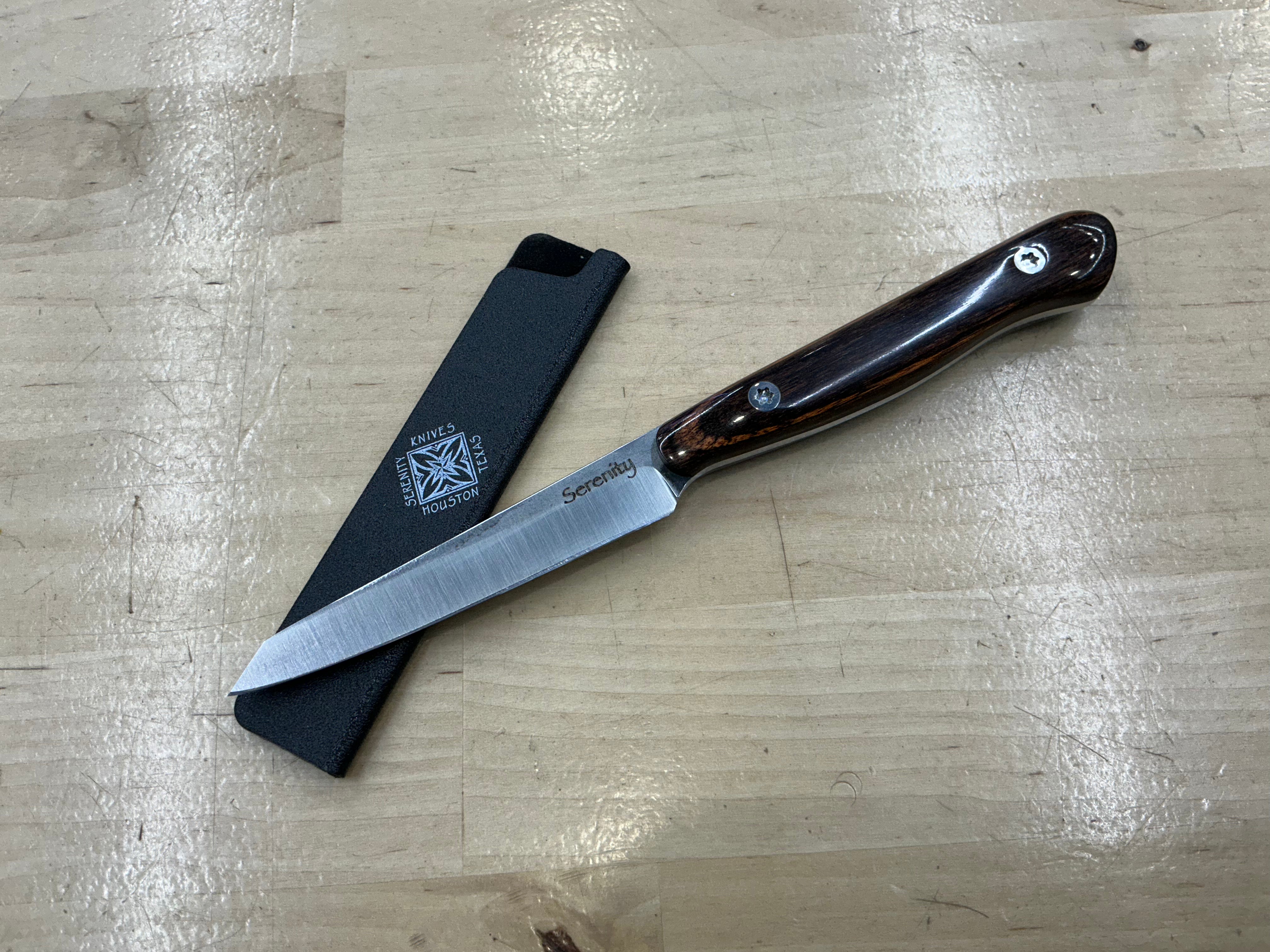 Skinny Walnut Short Paring - CPM154 - Liberty Wood Handle