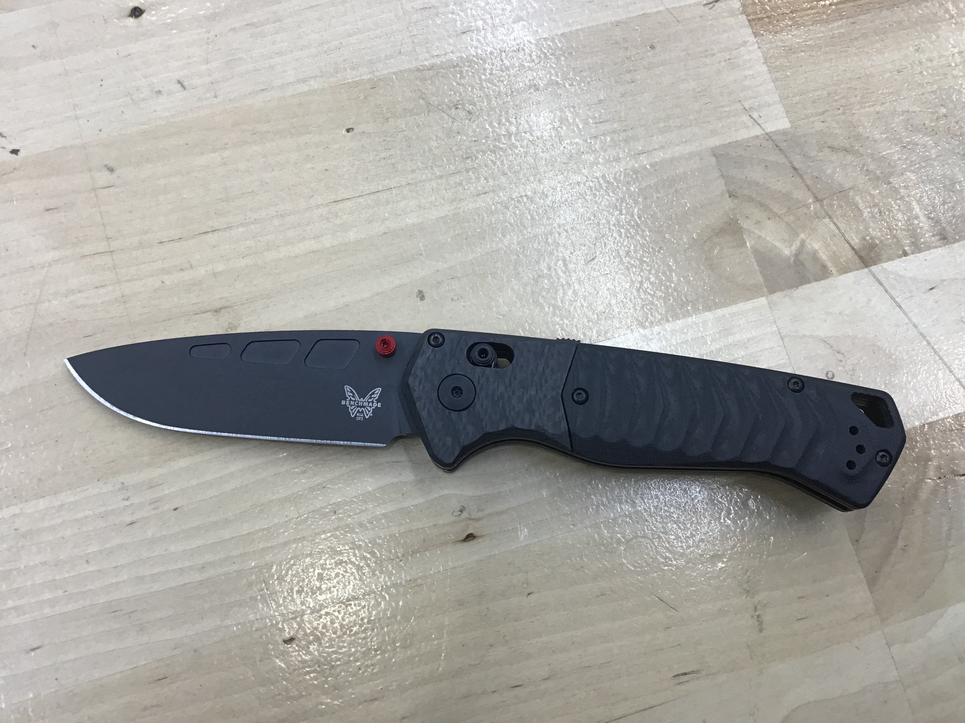 Couteau Benchmade PSK AXIS-Assist CF/G-10 noir 