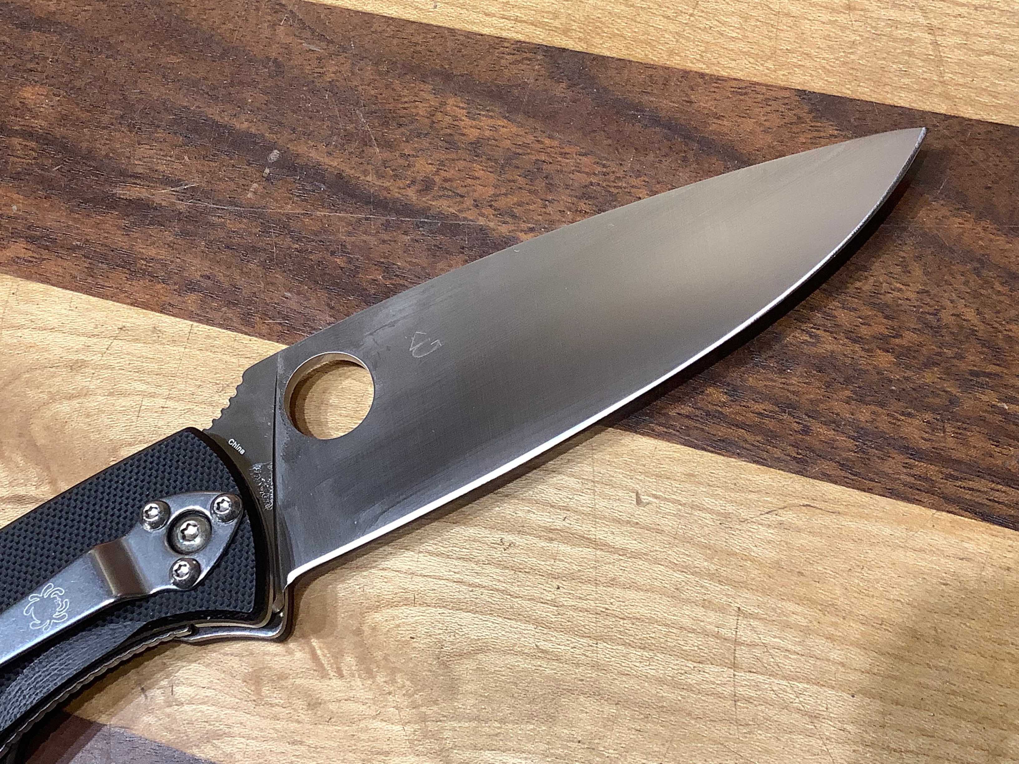 Spyderco Resilience Black G-10 & 8Cr13MoV C142GP