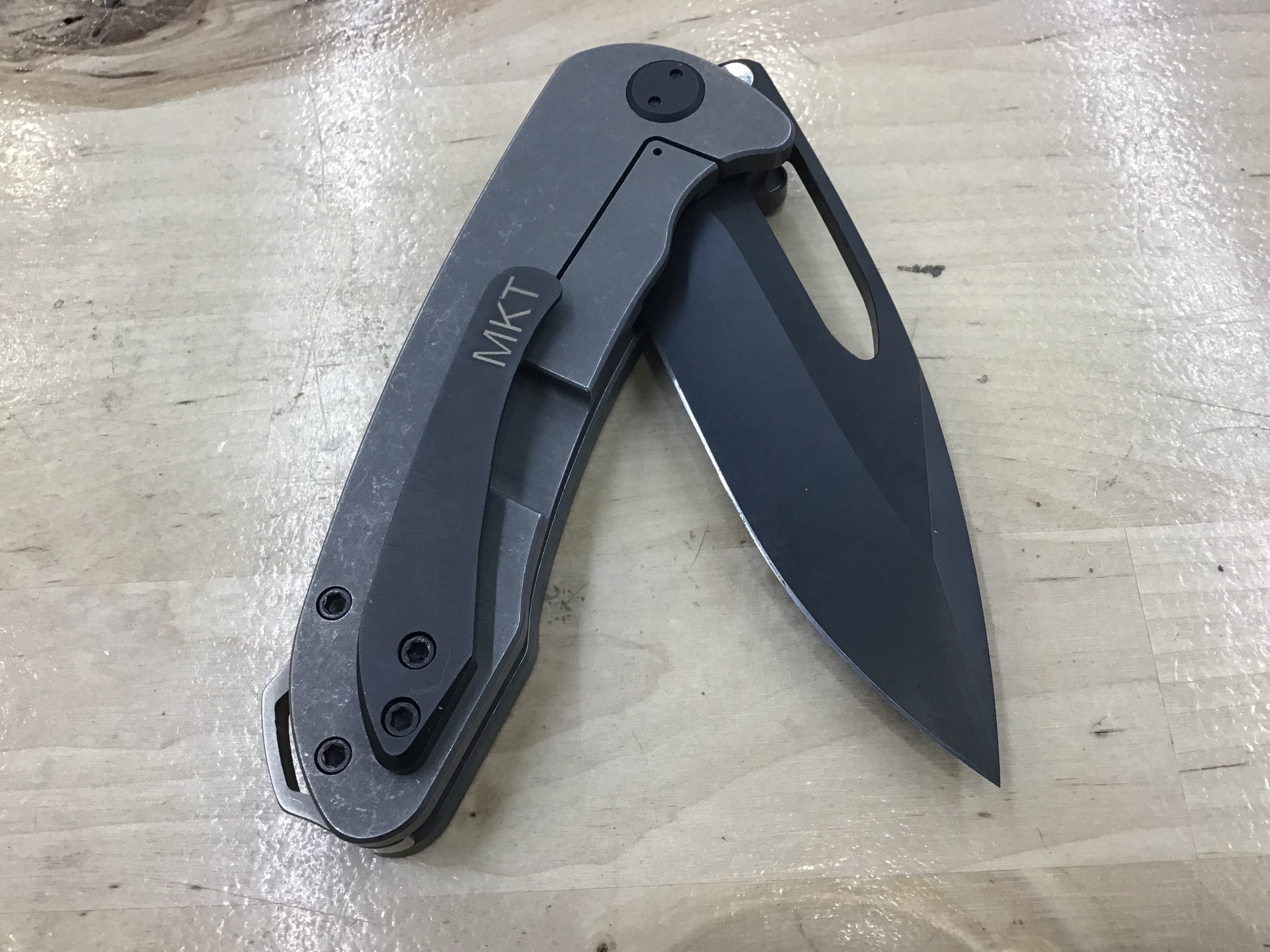 Medford Knife & Tool On Belay D2 Titanium Folder