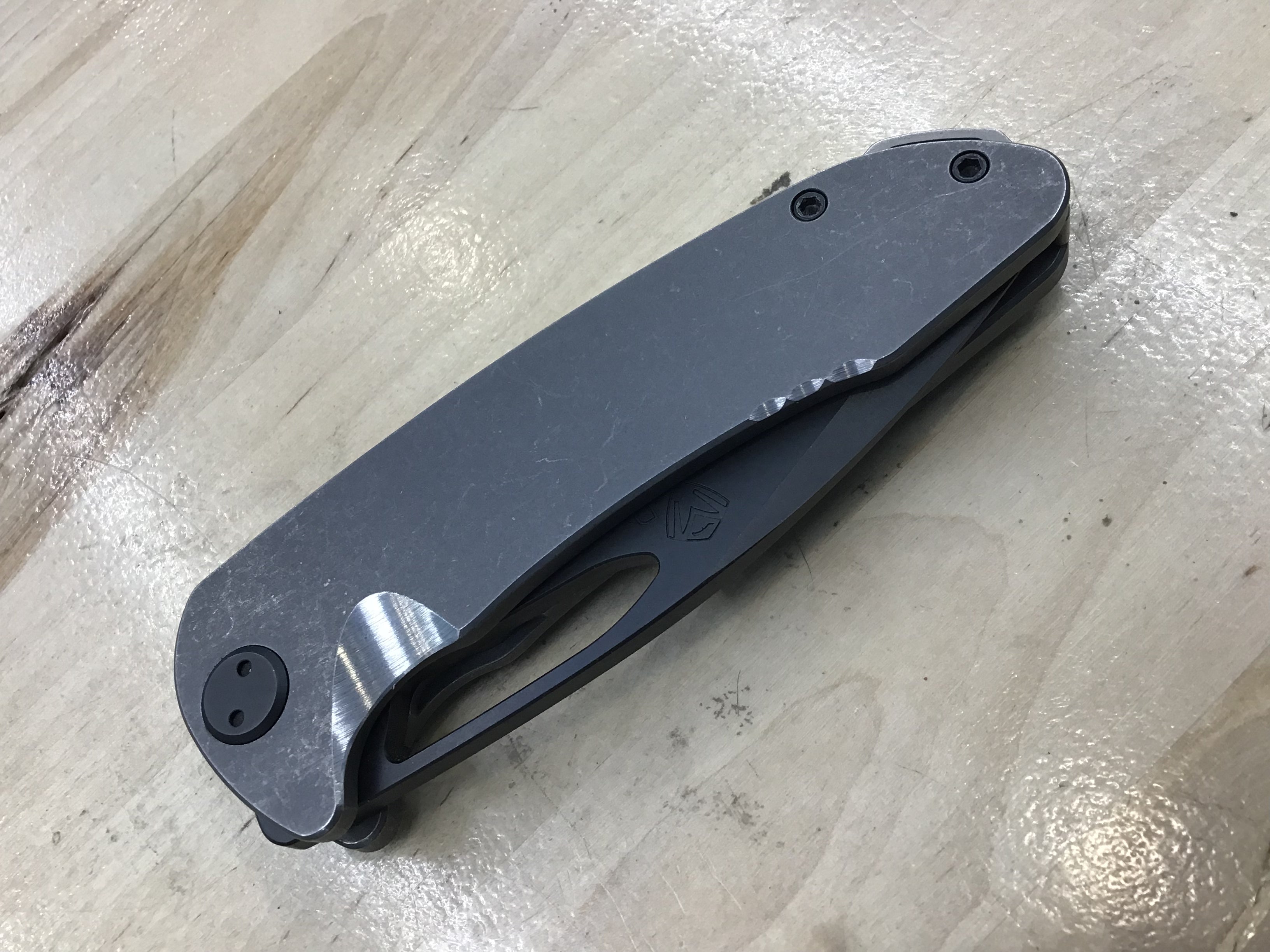 Medford Knife & Tool On Belay D2 Titanium Folder