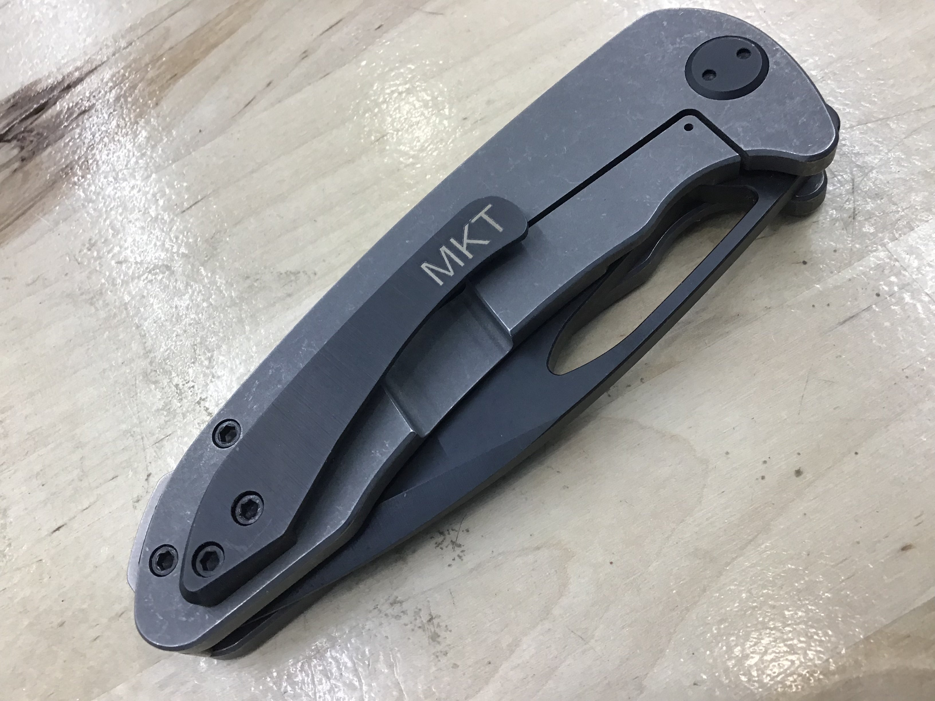 Medford Knife & Tool On Belay D2 Titanium Folder