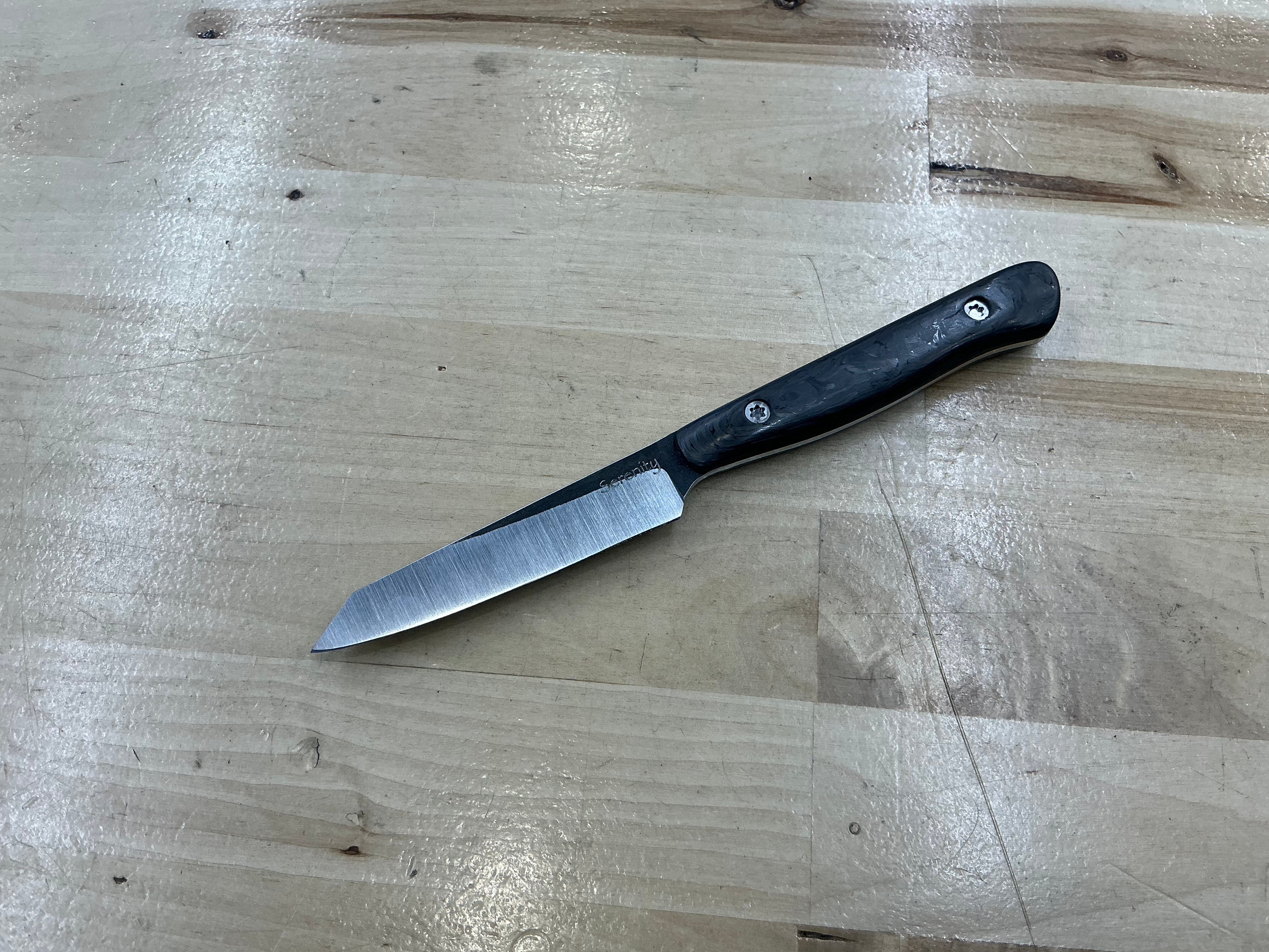 Carbon Fiber Short Paring Knife - CPM154
