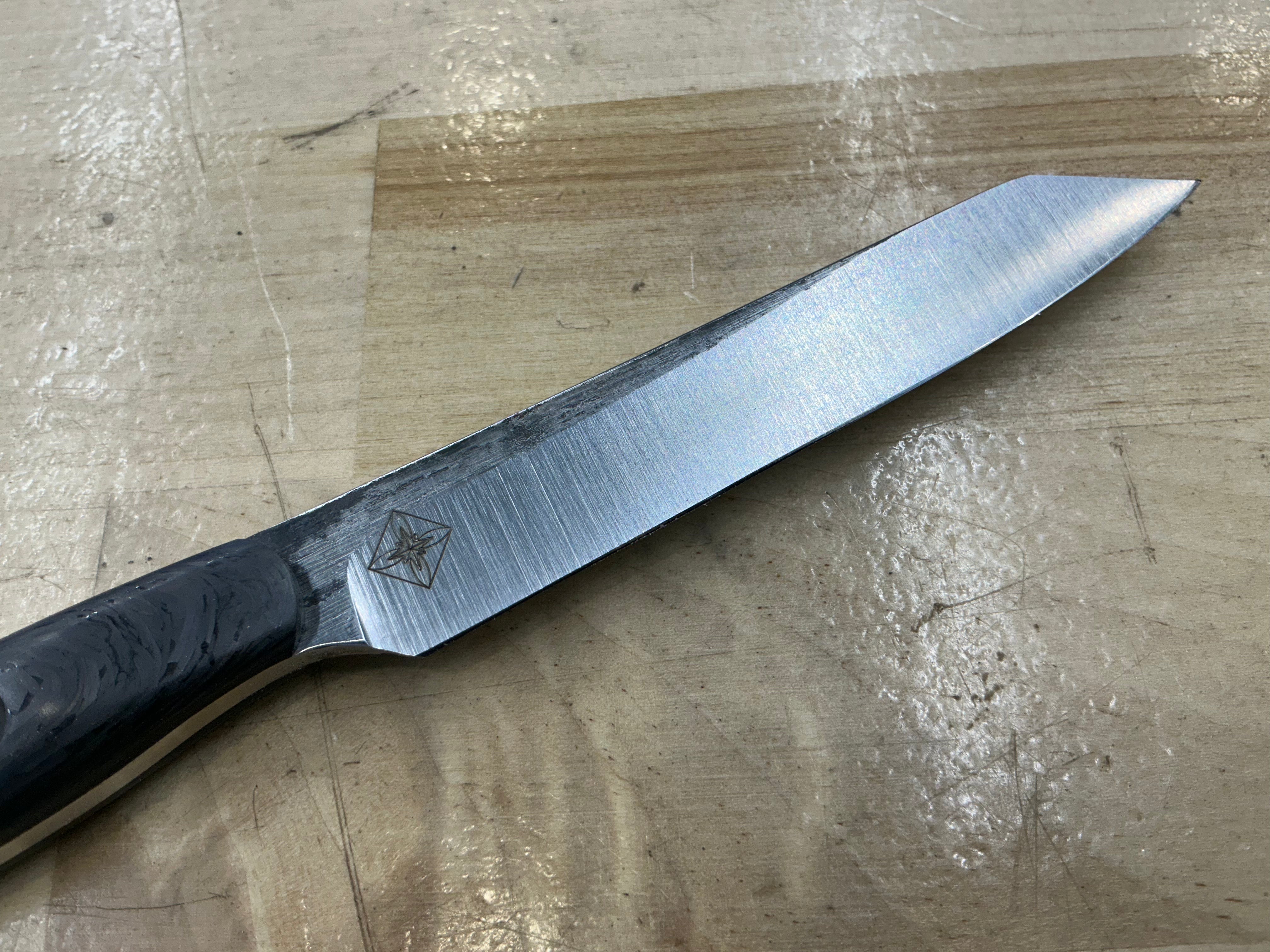 Carbon Fiber Short Paring Knife - CPM154