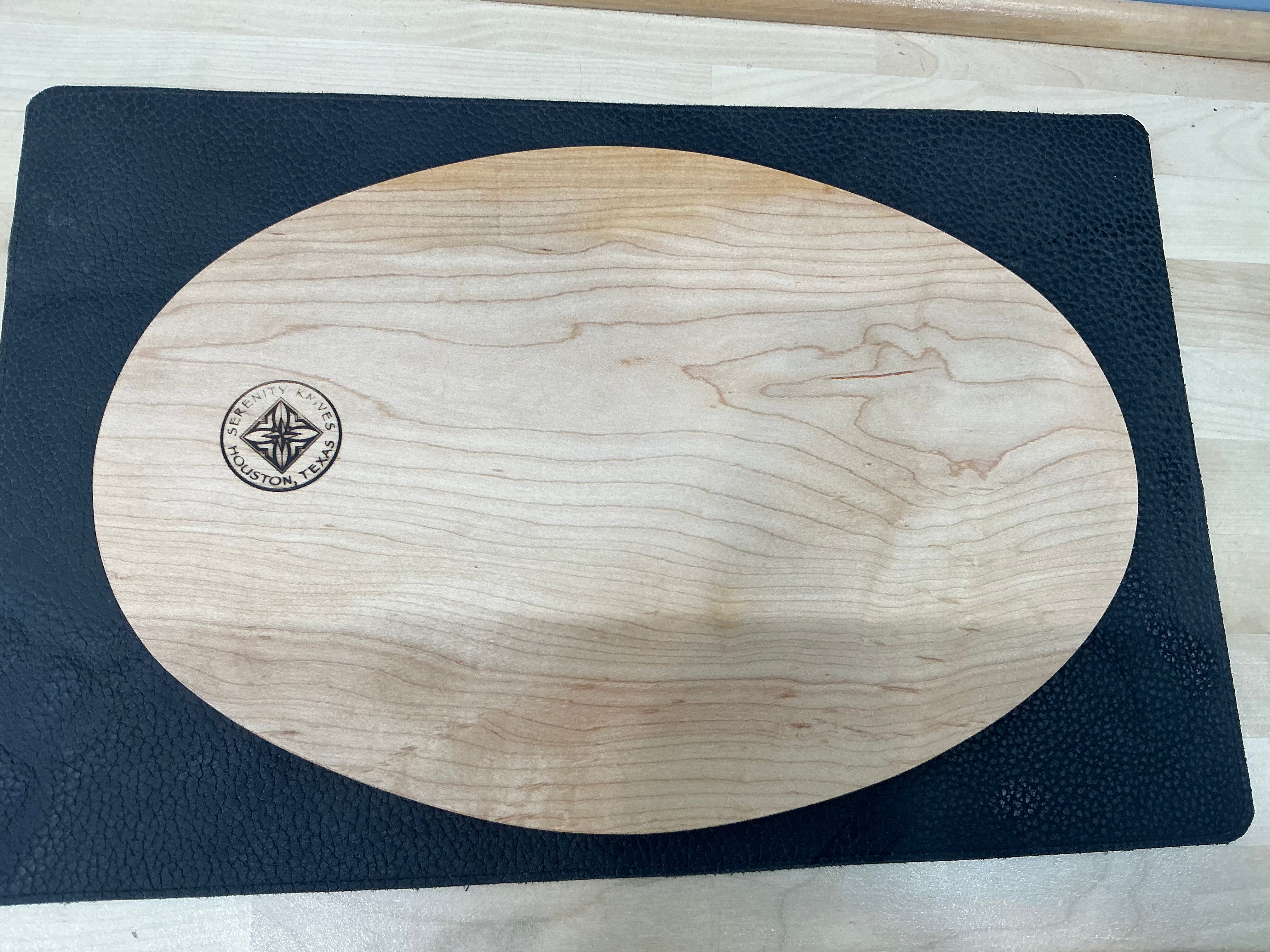 Serenity oval cutting board