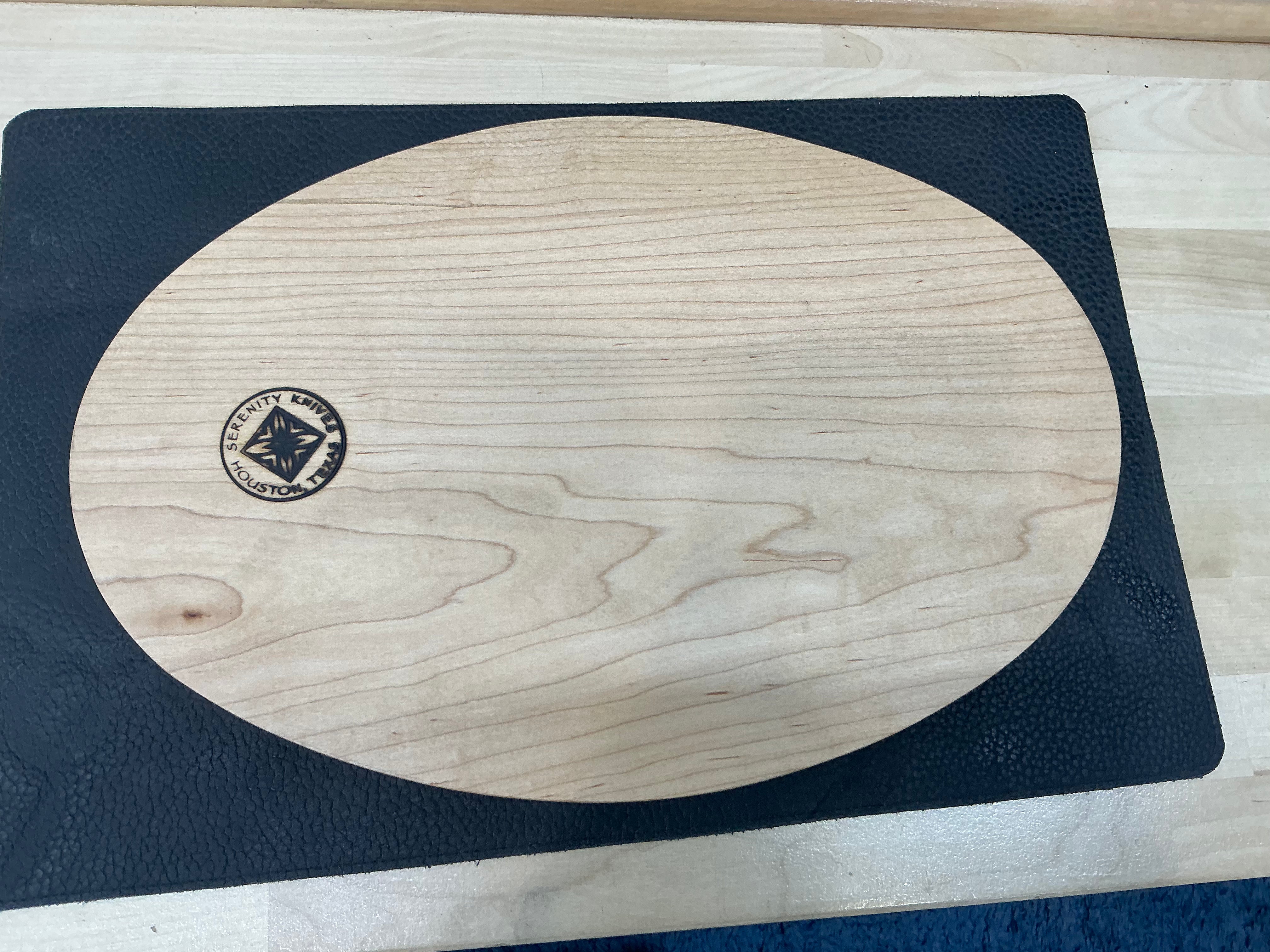 Serenity oval cutting board