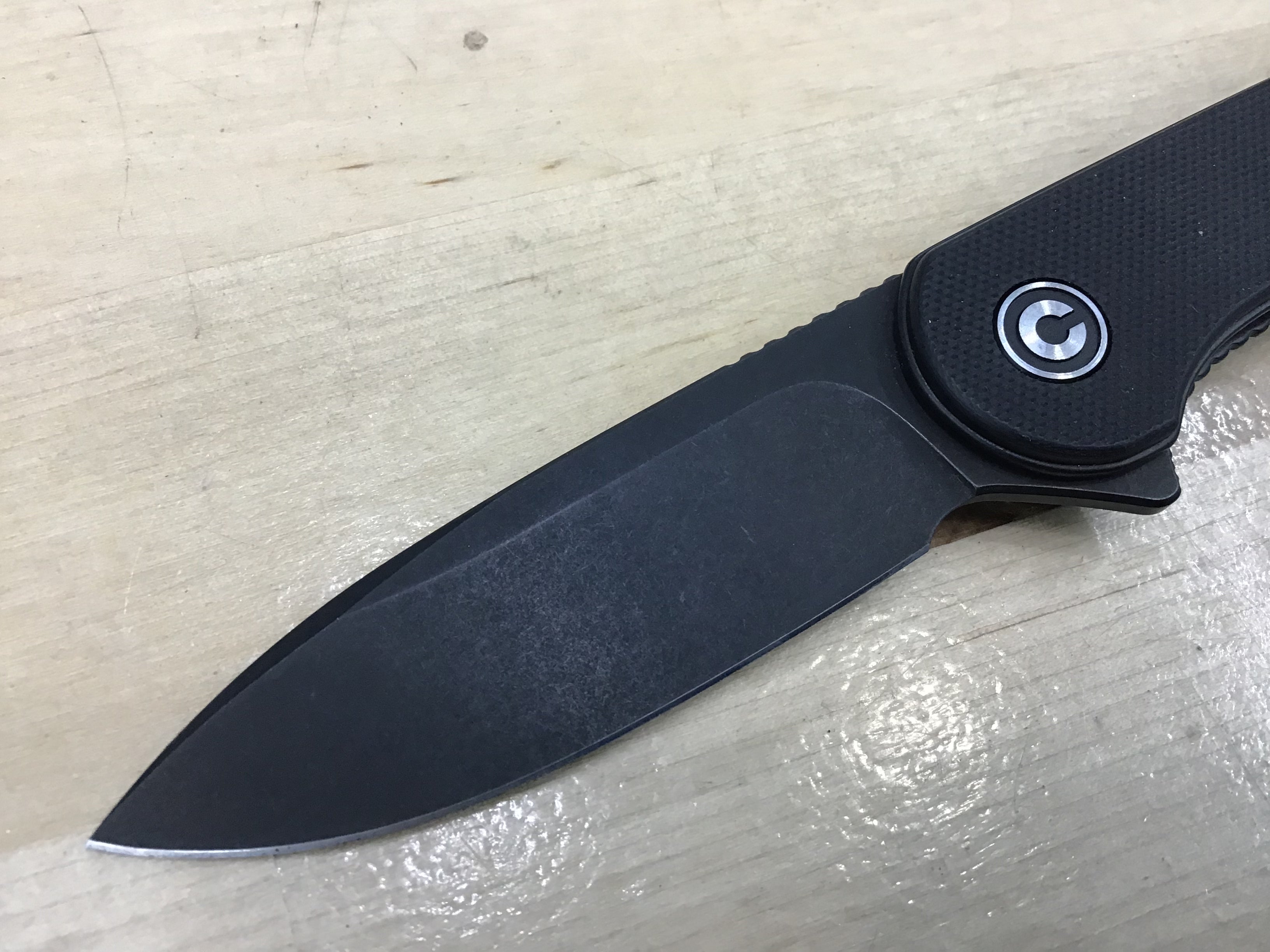 CIVIVI Elementum Black G-10 Black D2 Blade