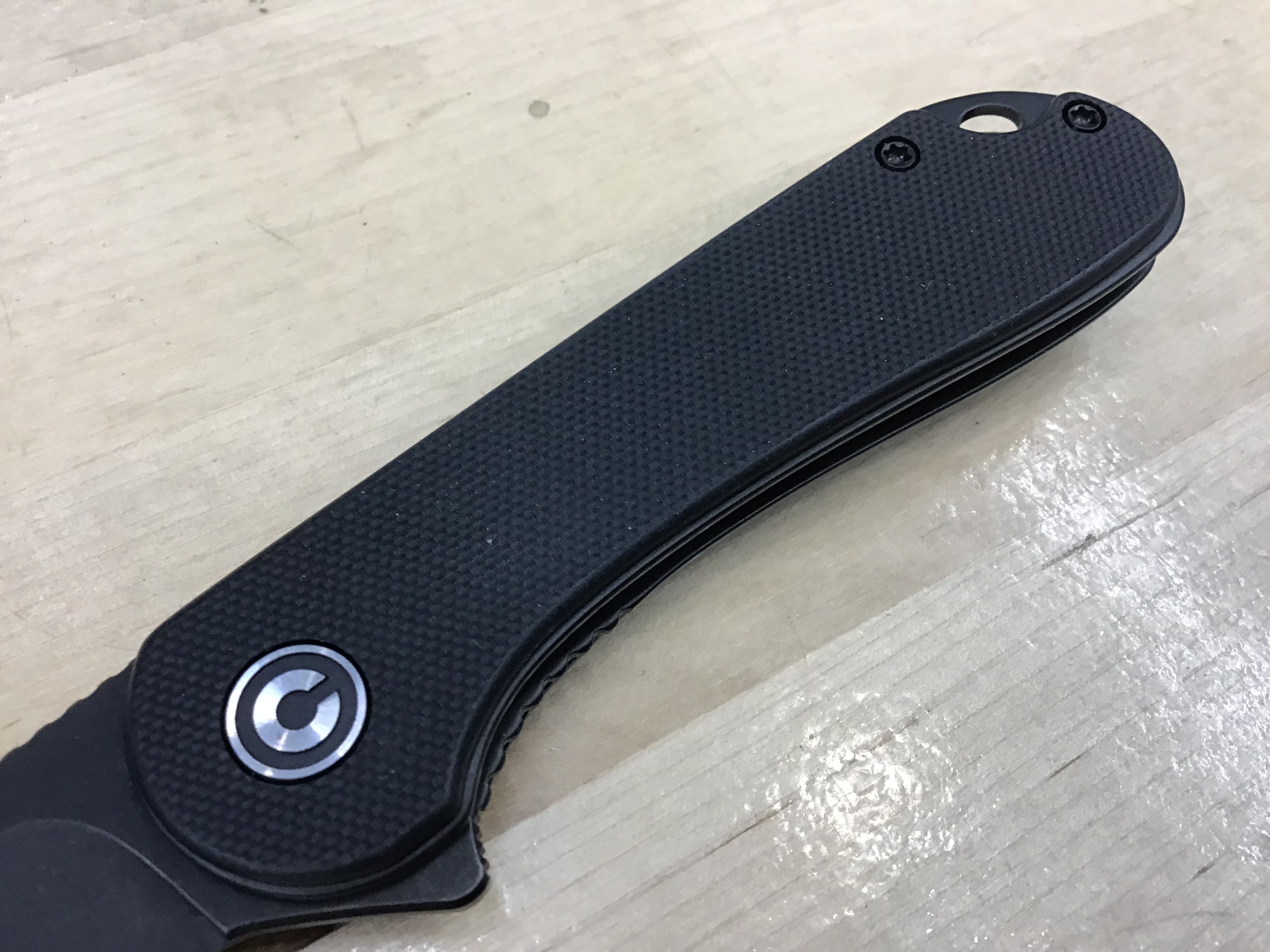 CIVIVI Elementum Black G-10 Black D2 Blade