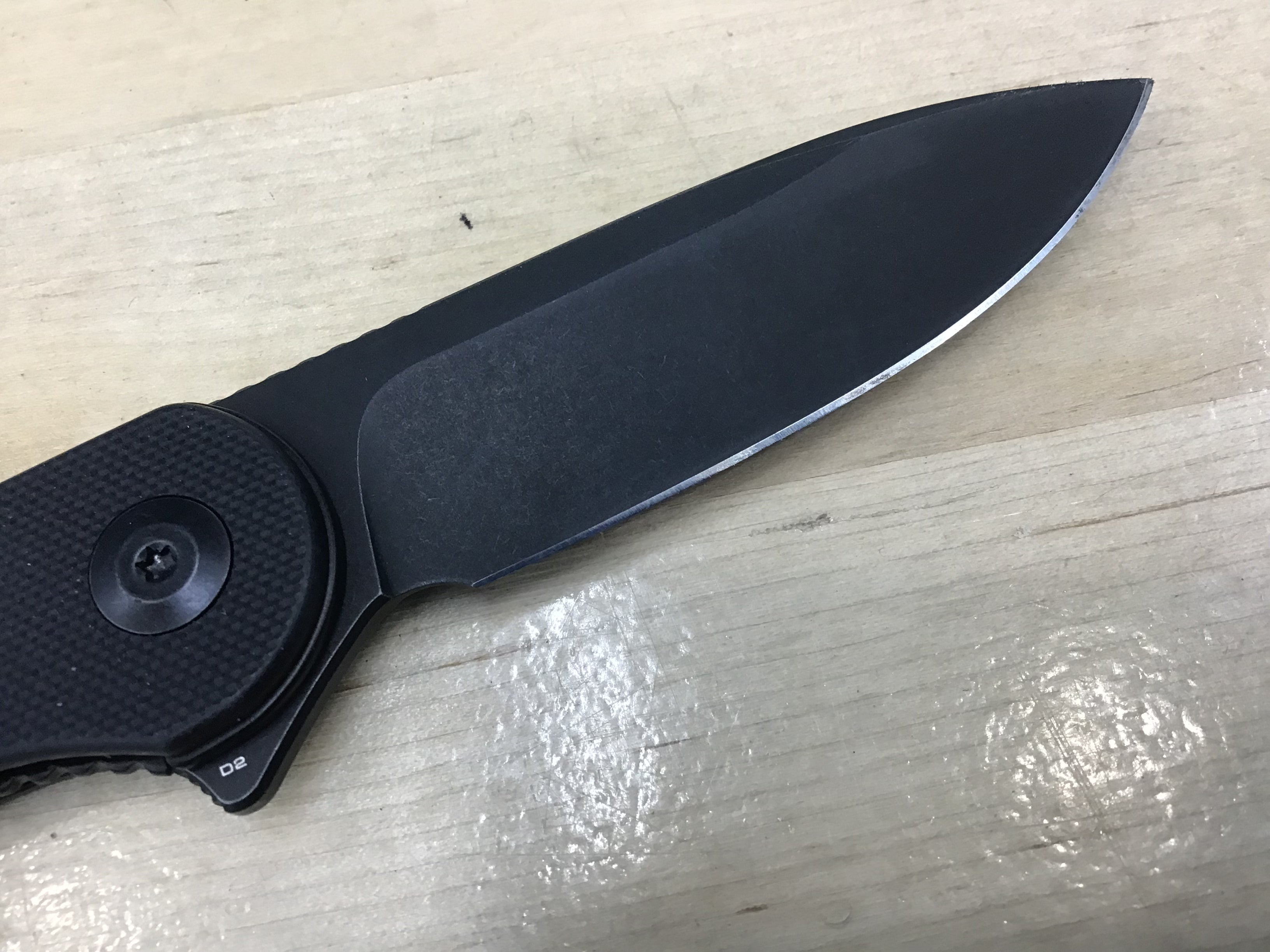 CIVIVI Elementum Black G-10 Black D2 Blade