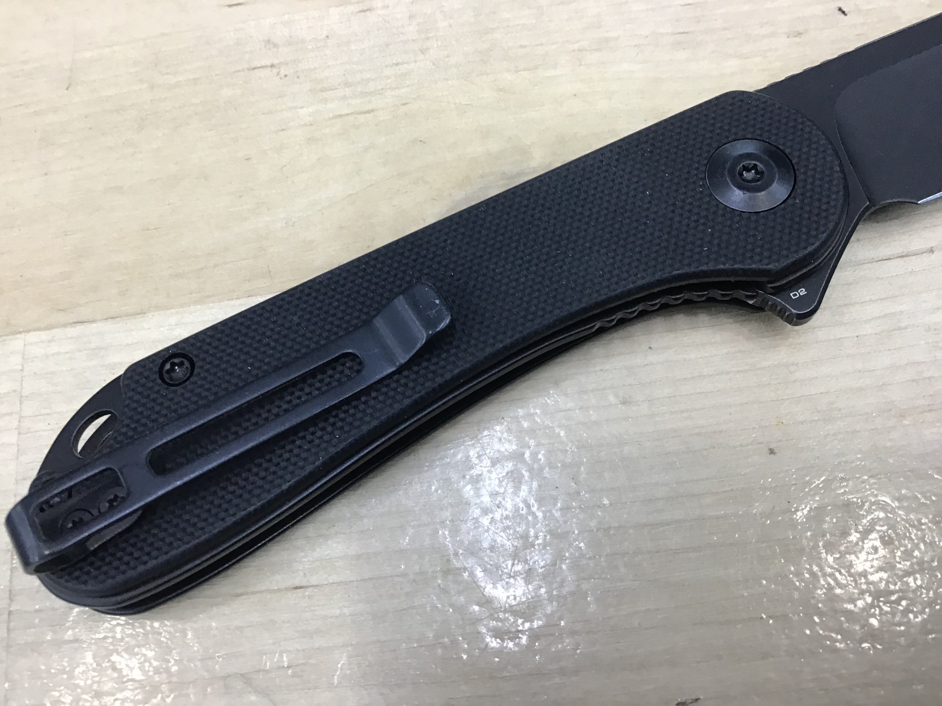 CIVIVI Elementum Black G-10 Black D2 Blade