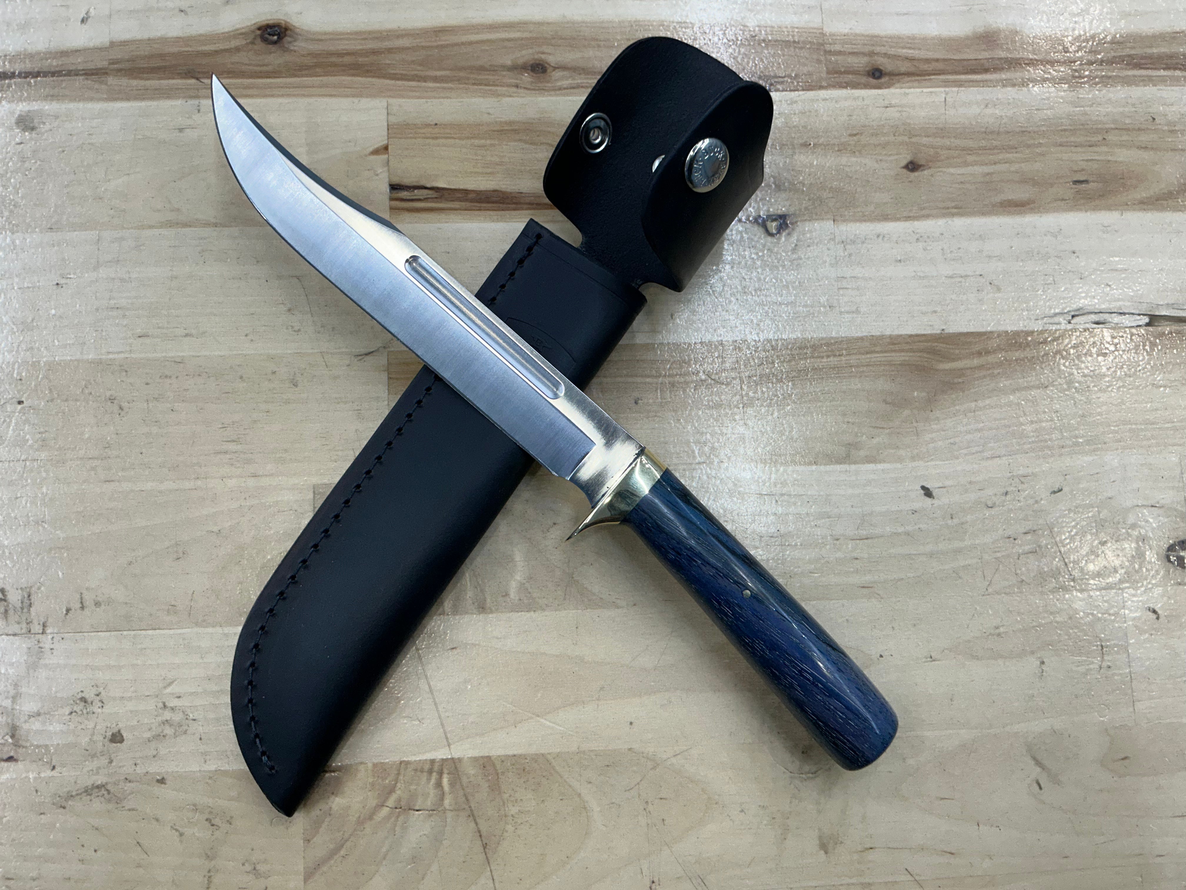 Buck 120 Texas Blue Pecan