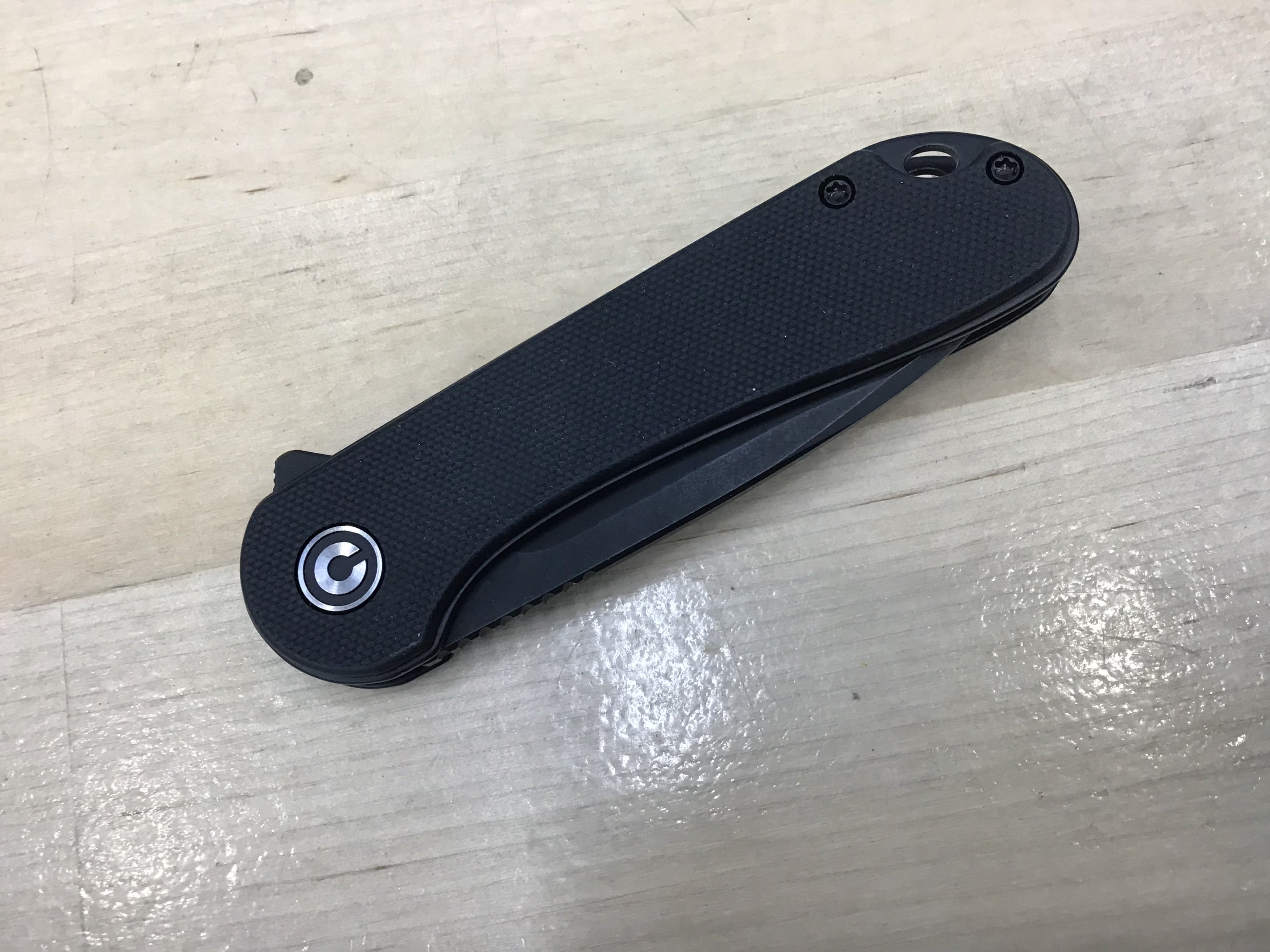 CIVIVI Elementum Black G-10 Black D2 Blade