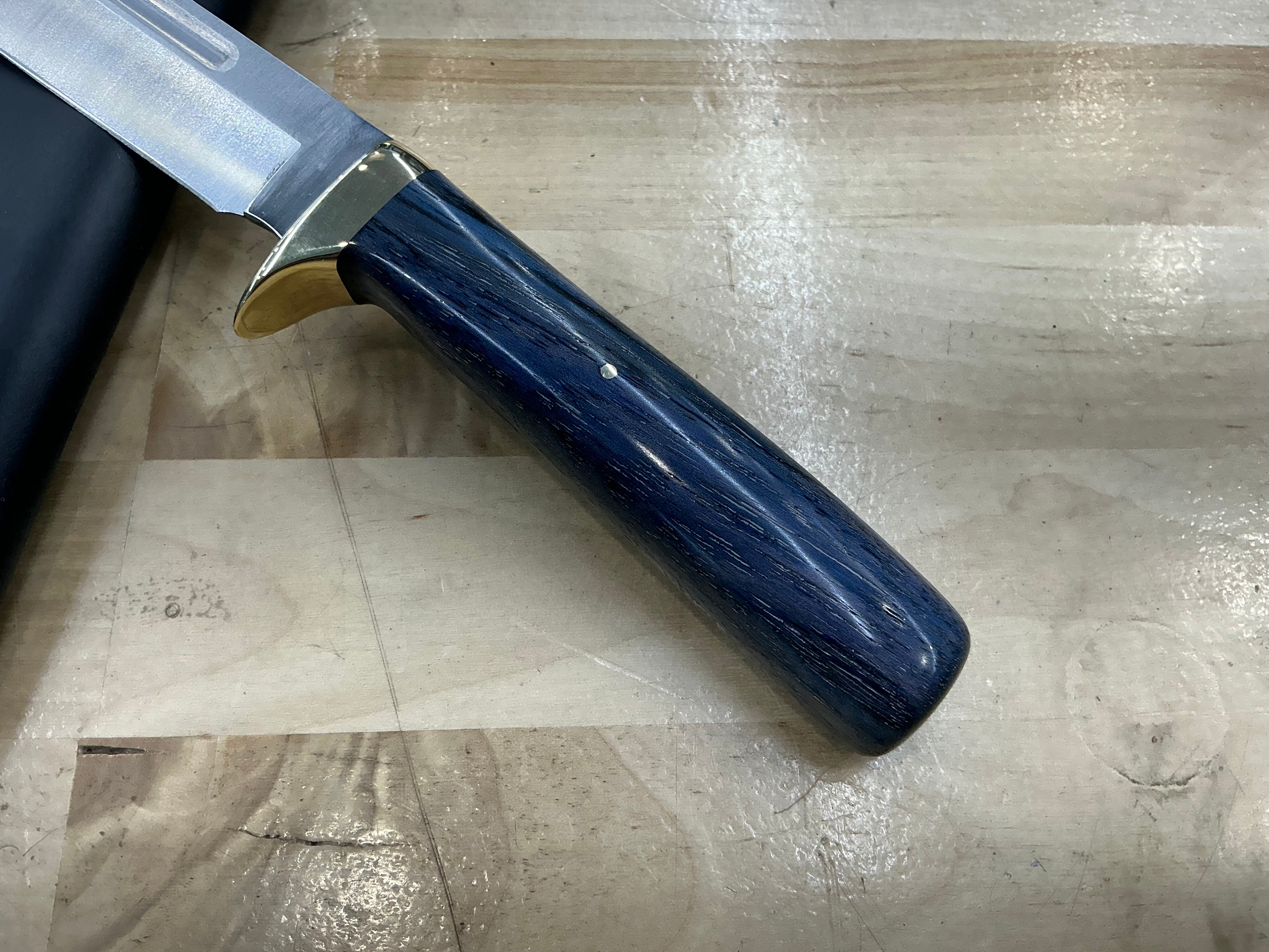 Buck 120 Texas Blue Pecan