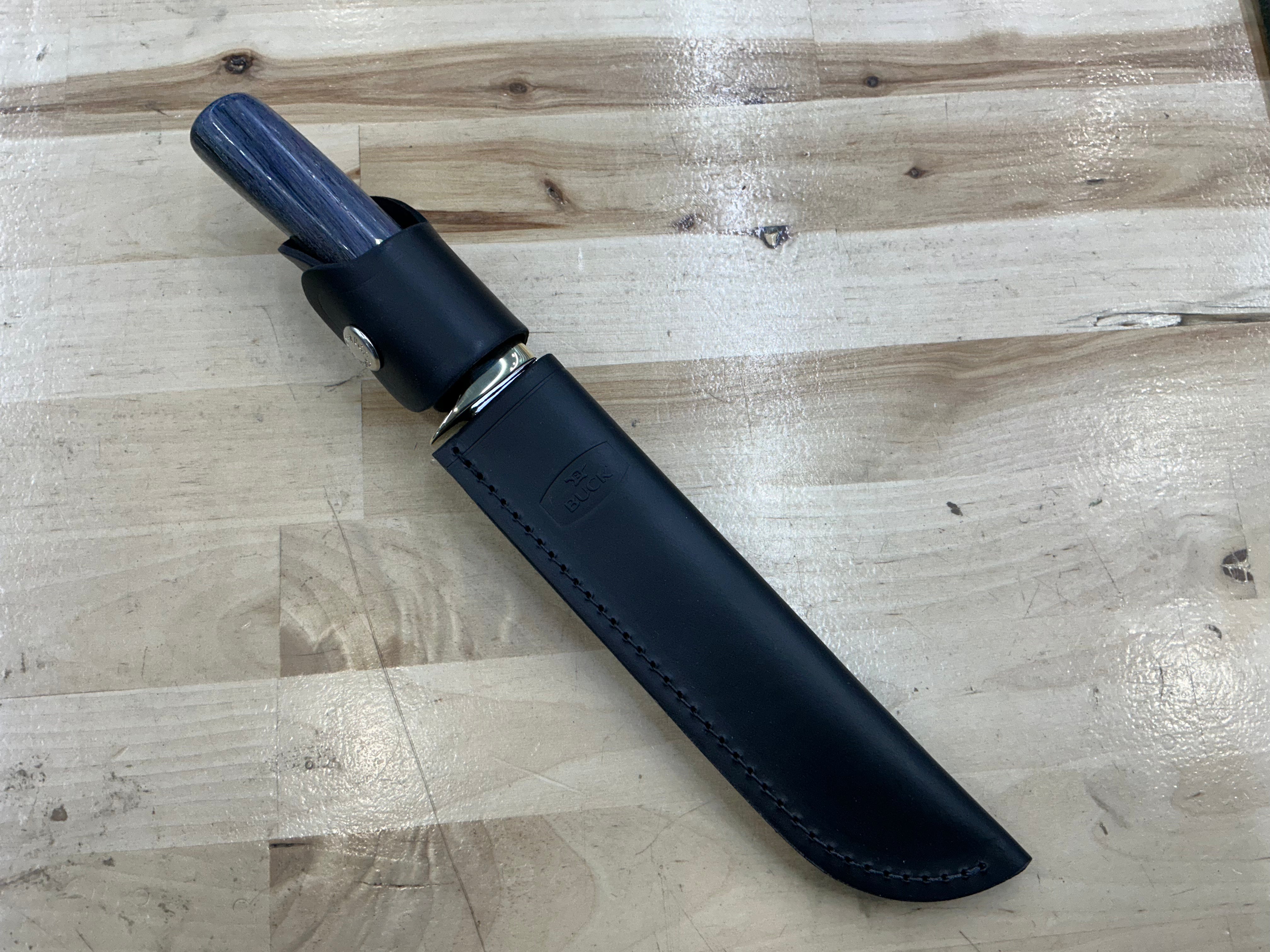 Buck 120 Texas Blue Pecan