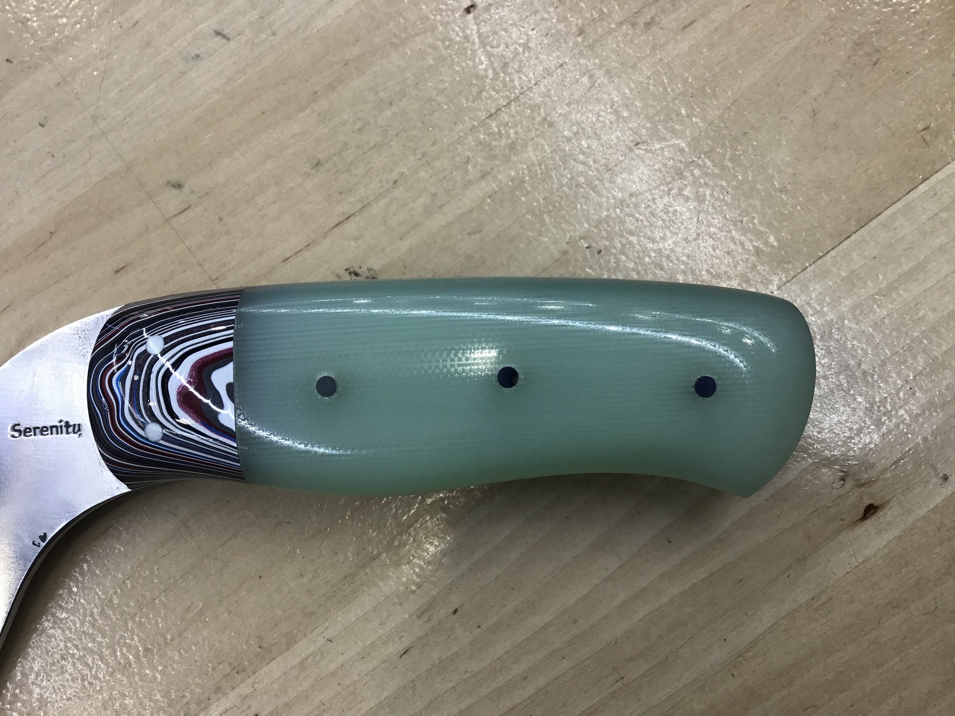 Fordite Bread Knife