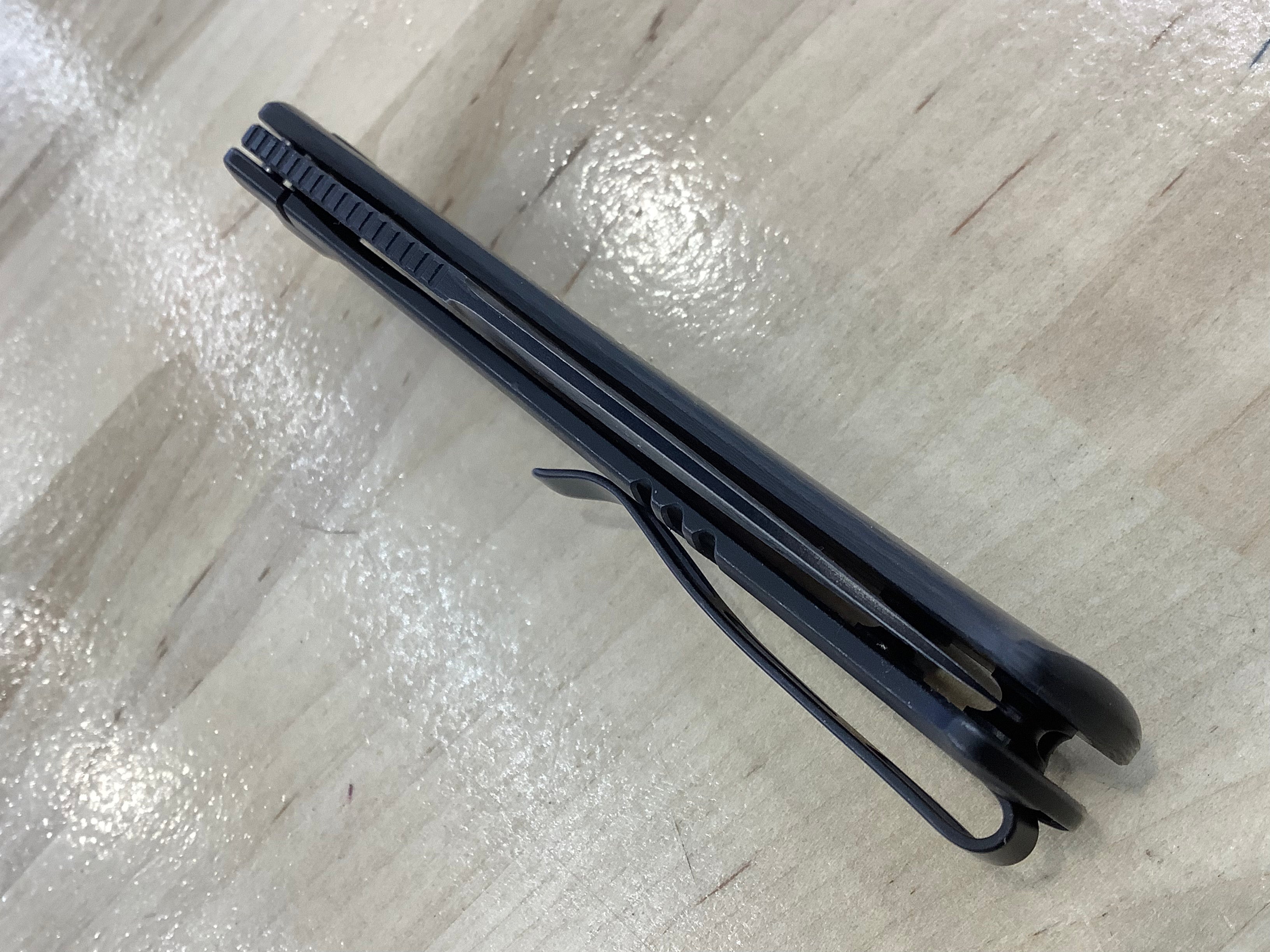 CIVIVI Cetos Flipper Knife Carbon Fiber & Stainless Steel Handle (3.48" Damascus Blade) C21025B-DS1