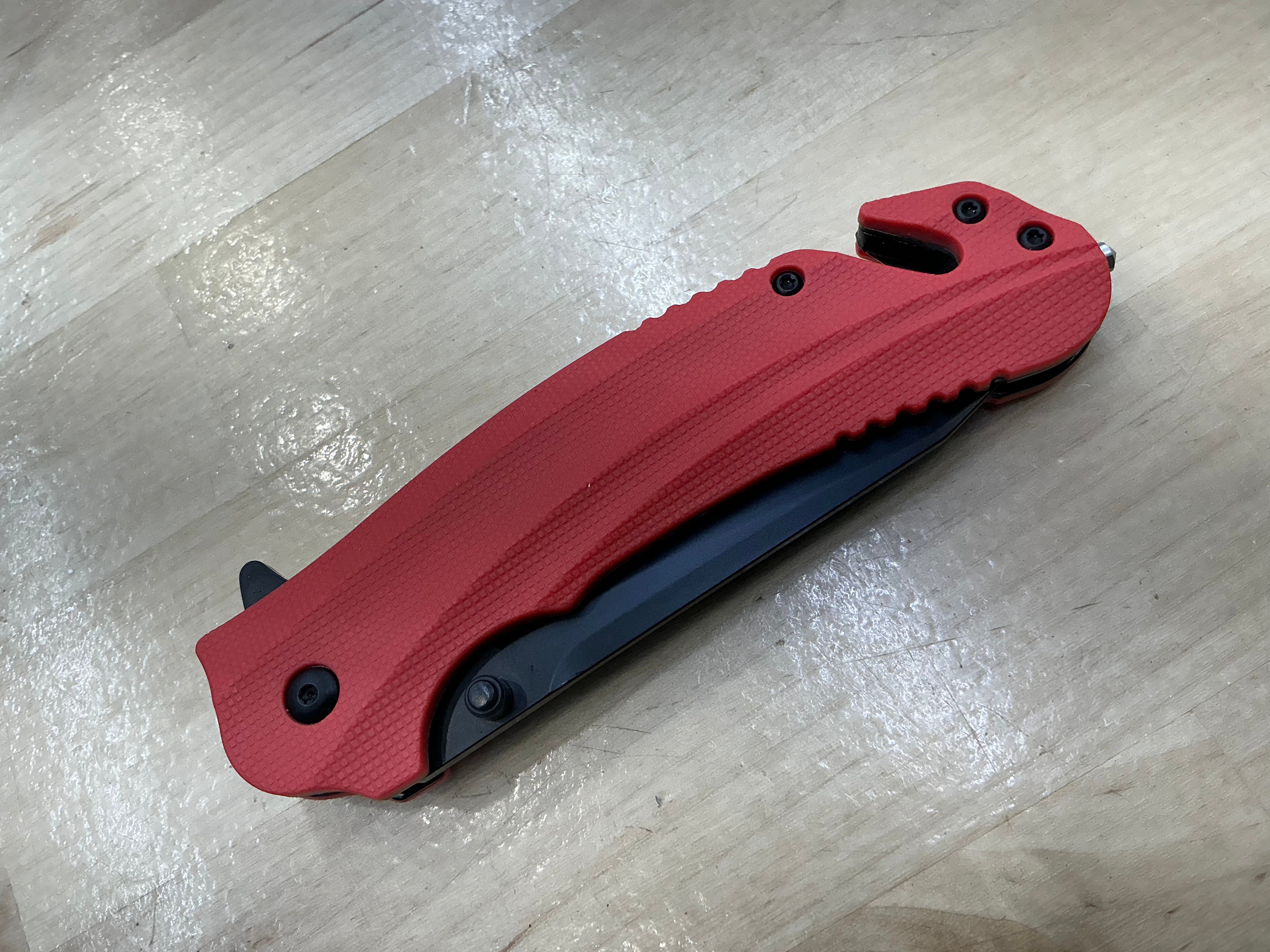 Kershaw Barricade Serrated Liner Lock Knife orange GFN  (3.5” Black Oxide) 8650ST