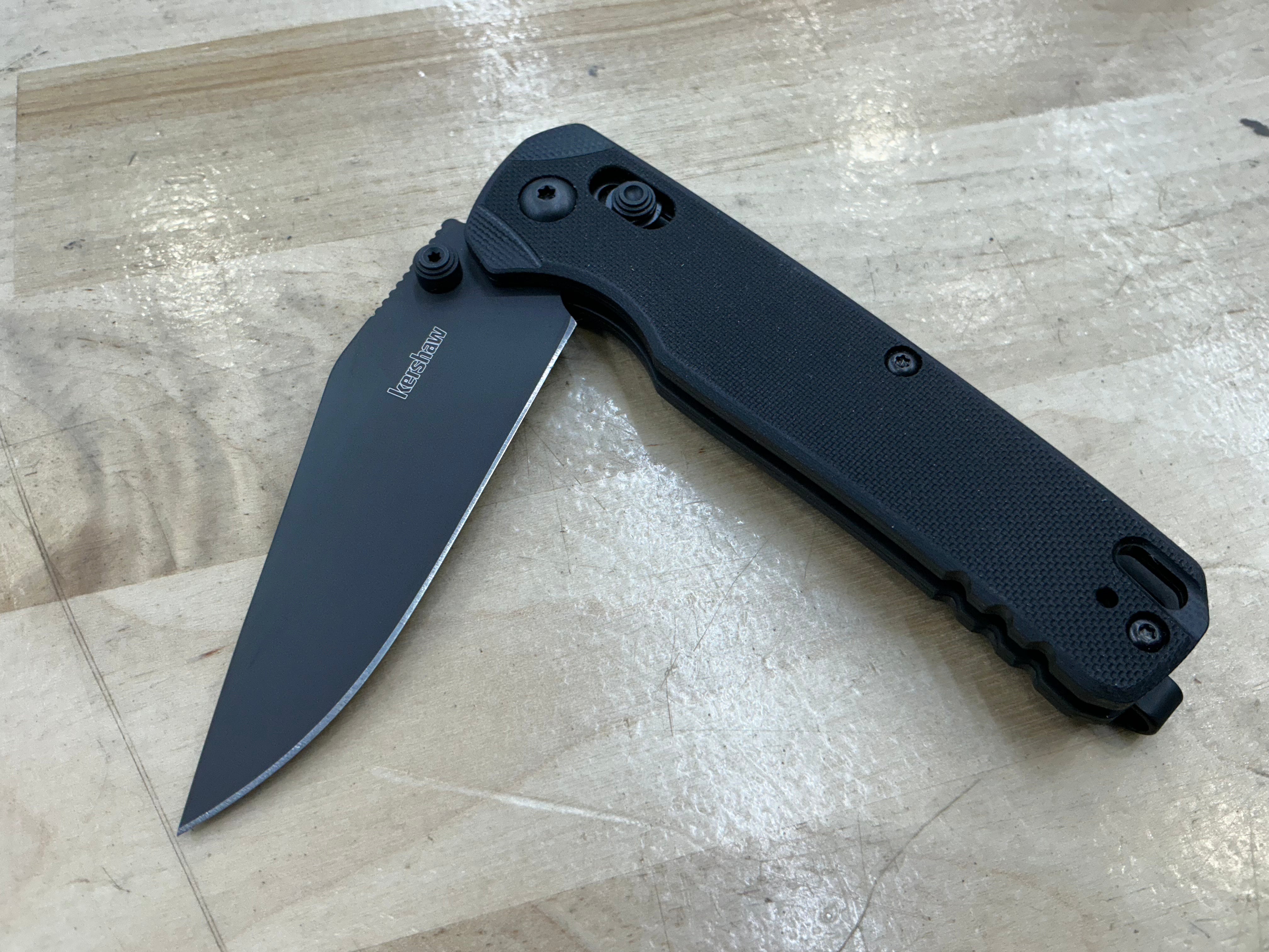 Kershaw Bel Air Clip Point Black G-10 & PVD 6106BLK