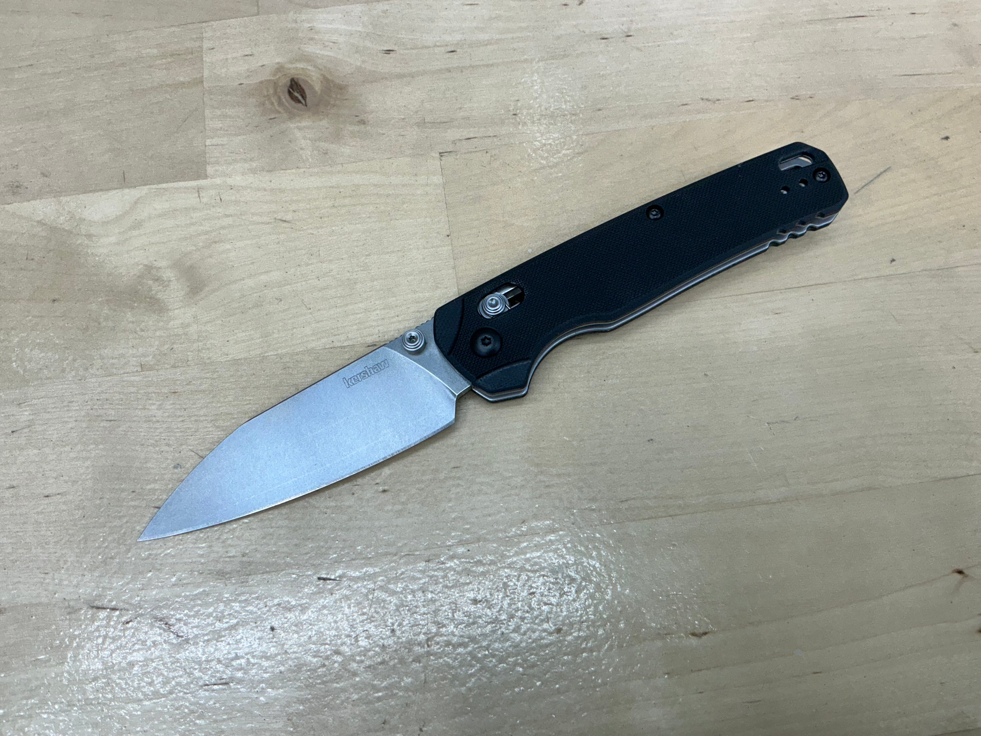 Kershaw Bel Air XL MagnaCut DuraLock Knife Black G-10