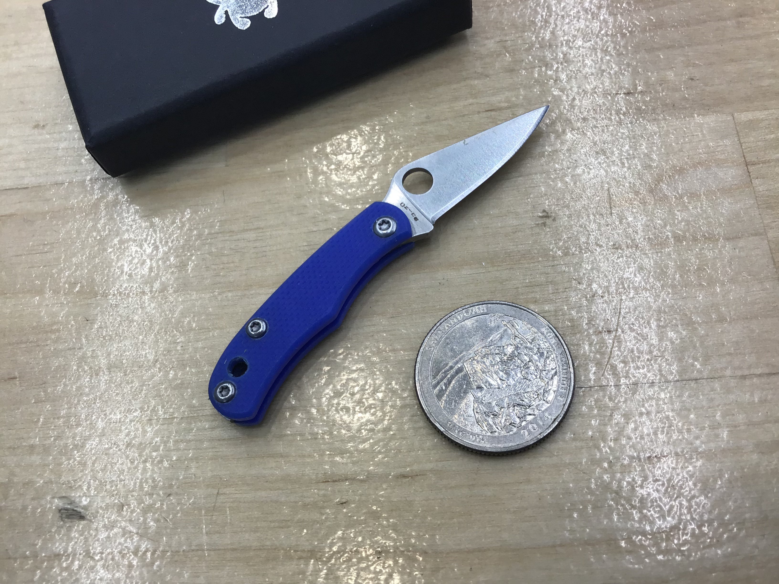 Spyderco Bug Blue G-10 - 12C27 - C133GBLP