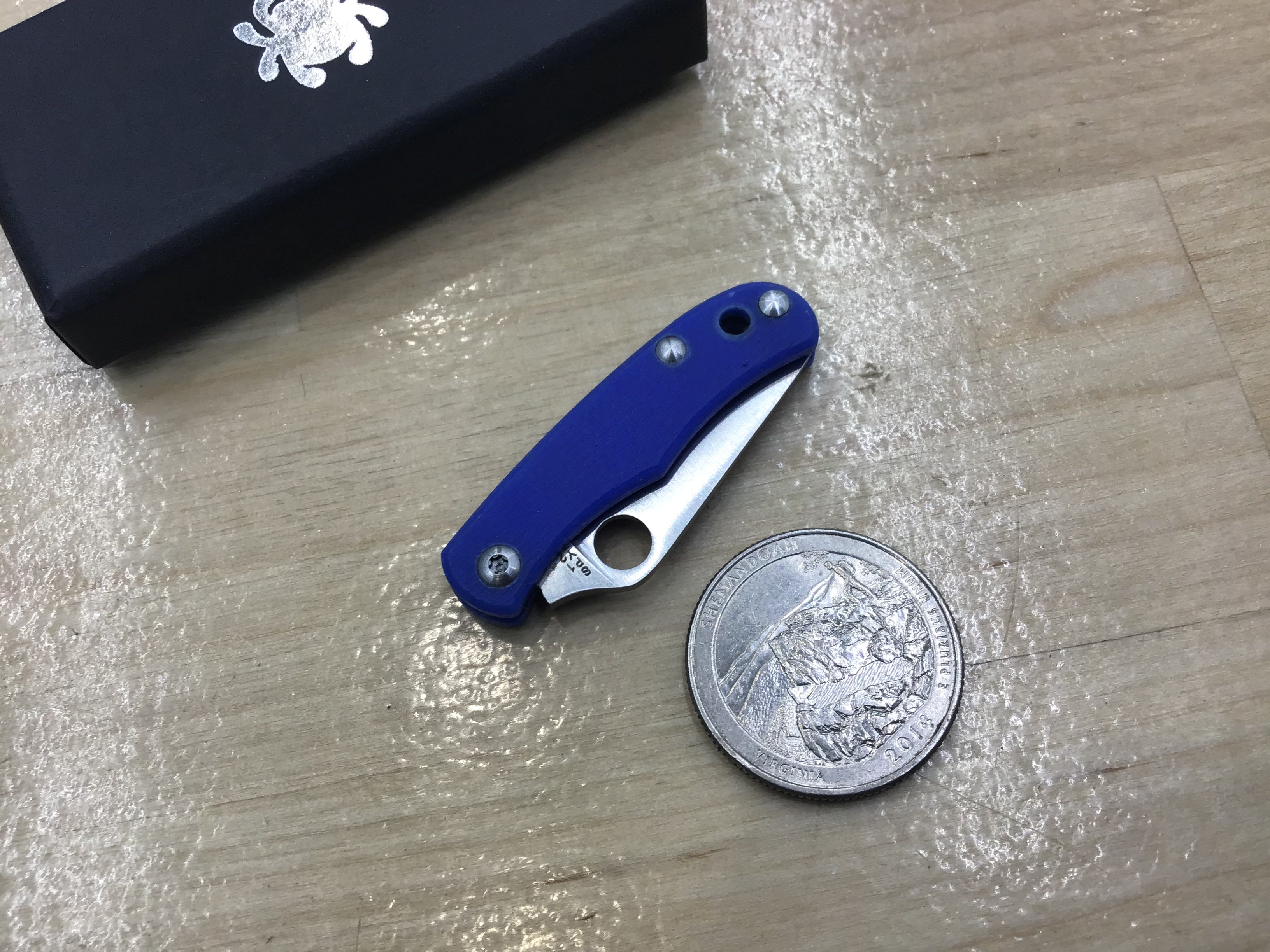 Spyderco Bug Blue G-10 - 12C27 - C133GBLP