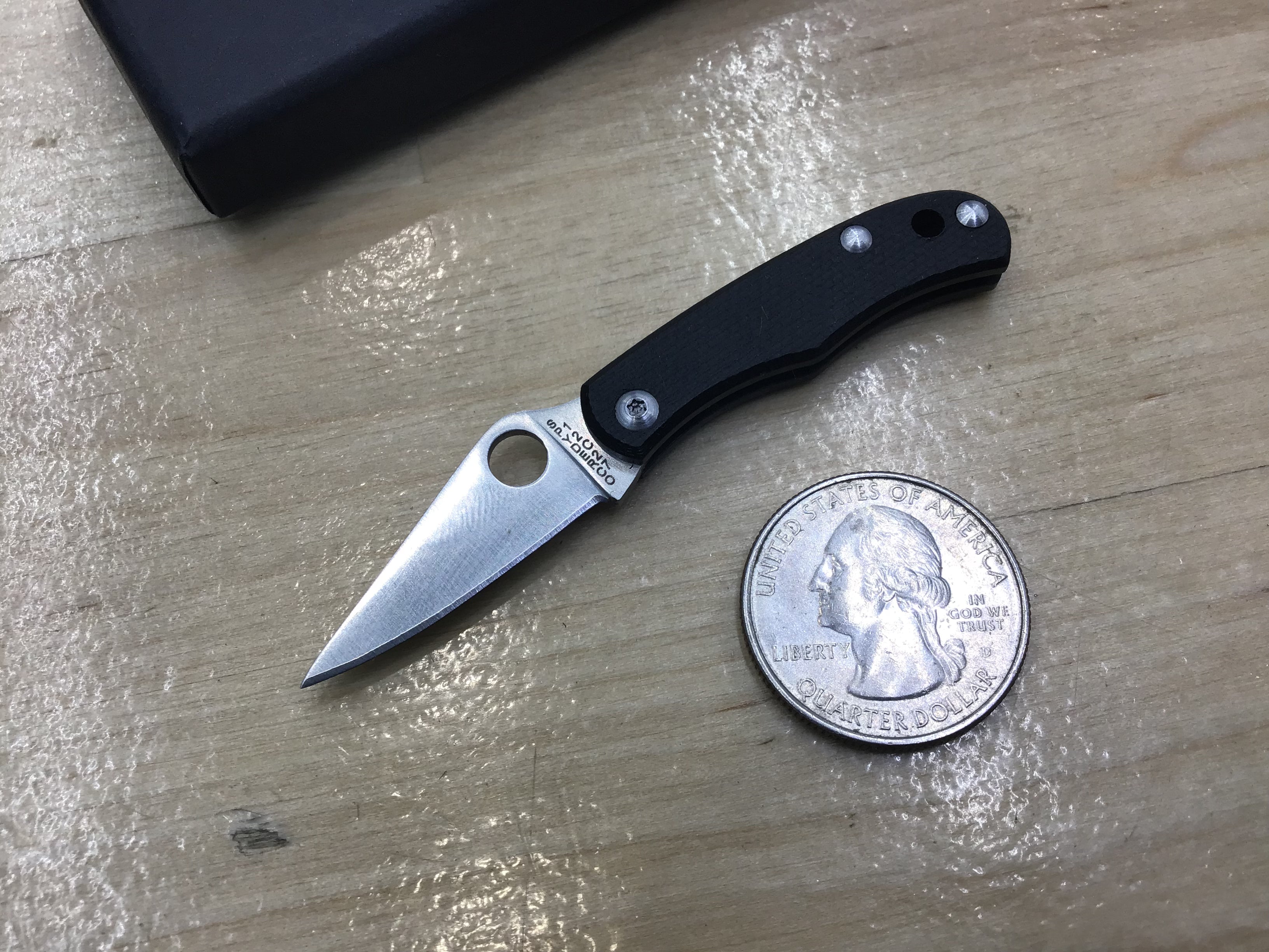 Spyderco Bug Black G-10 - 12C27 - C133GBKP