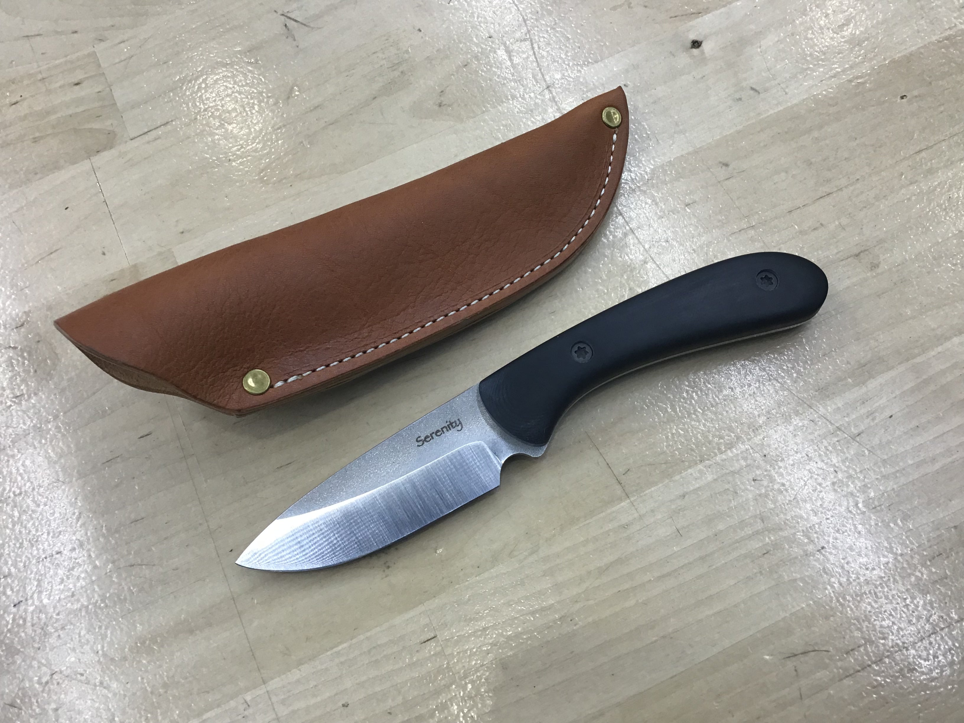 713 Utility Knife in CPM MagnaCut with Black G-10 Handle