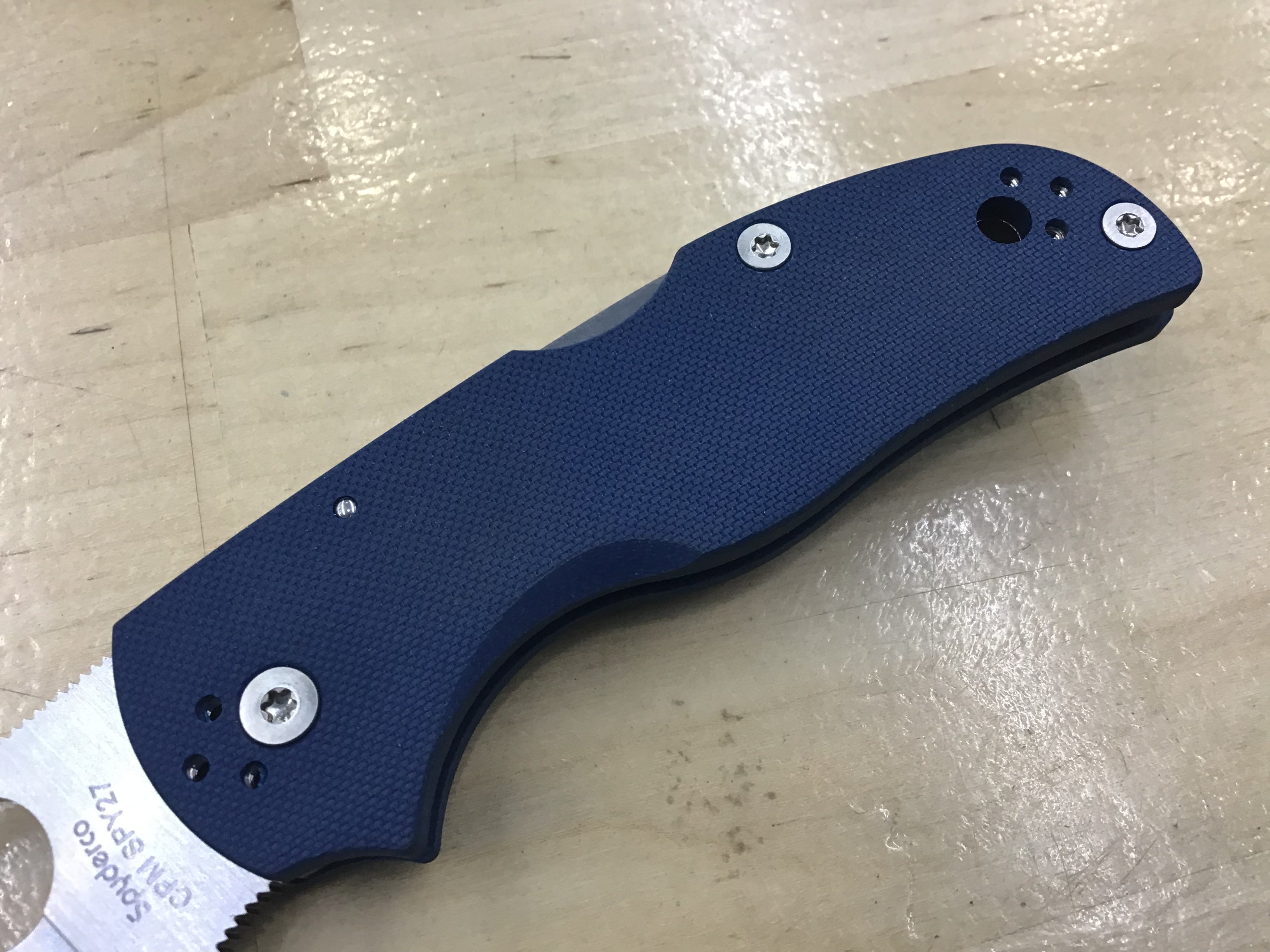 Spyderco Native 5 Cobalt Blue G-10 CPM SPY27 C41GPCBL5