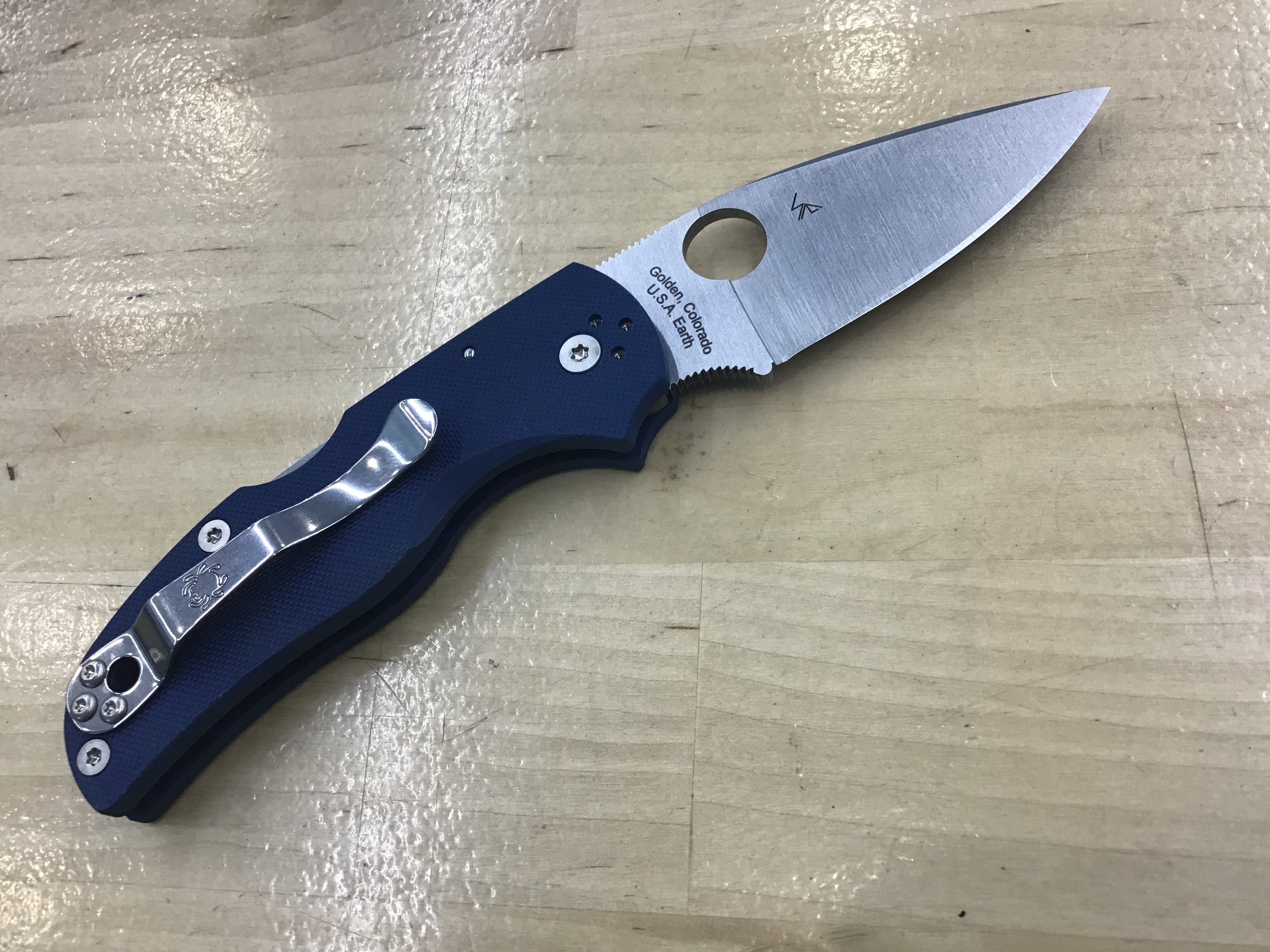 Spyderco Native 5 Cobalt Blue G-10 CPM SPY27 C41GPCBL5